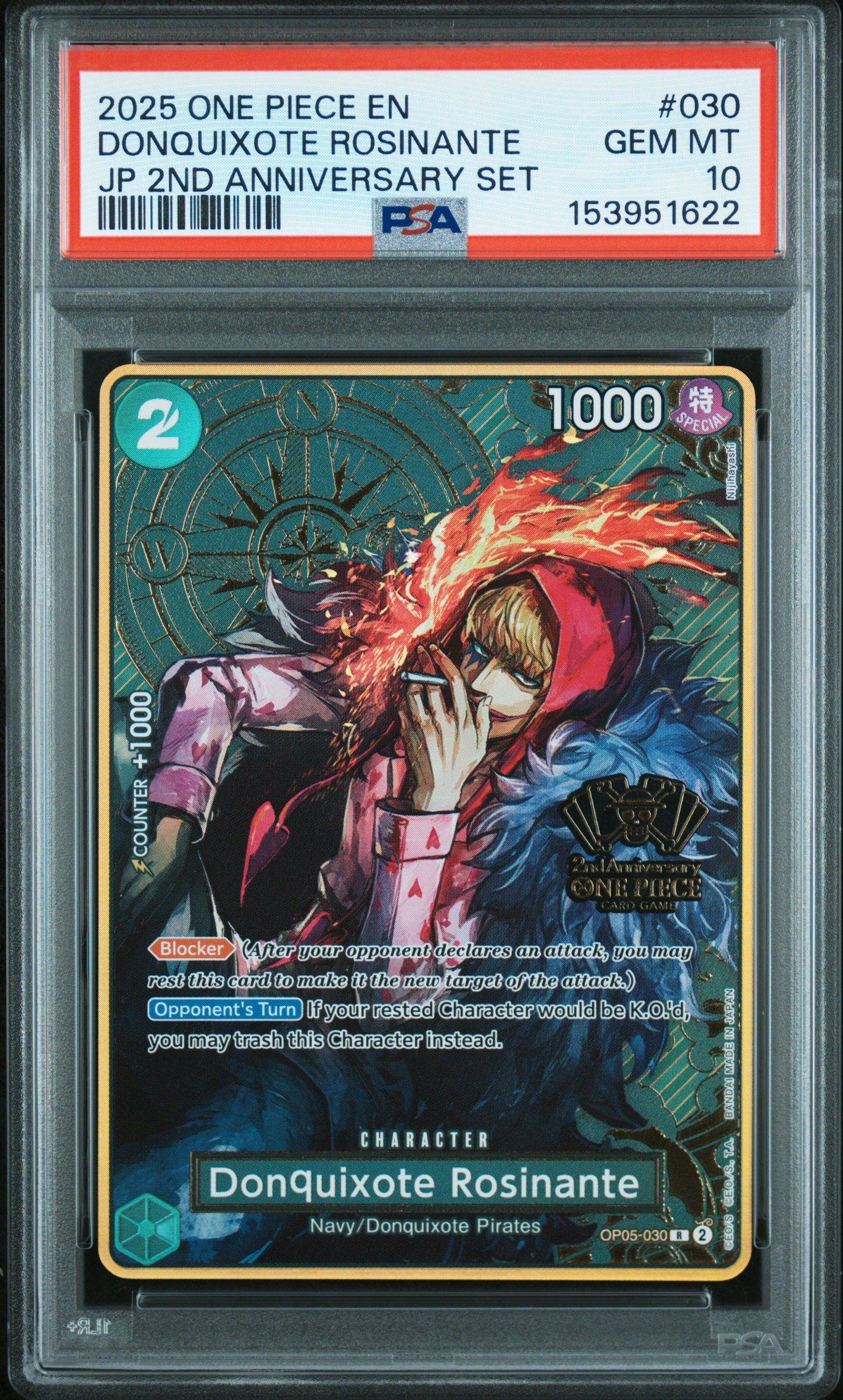 2025 One Piece Japanese 2nd Anniversary Set 030 Donquixote