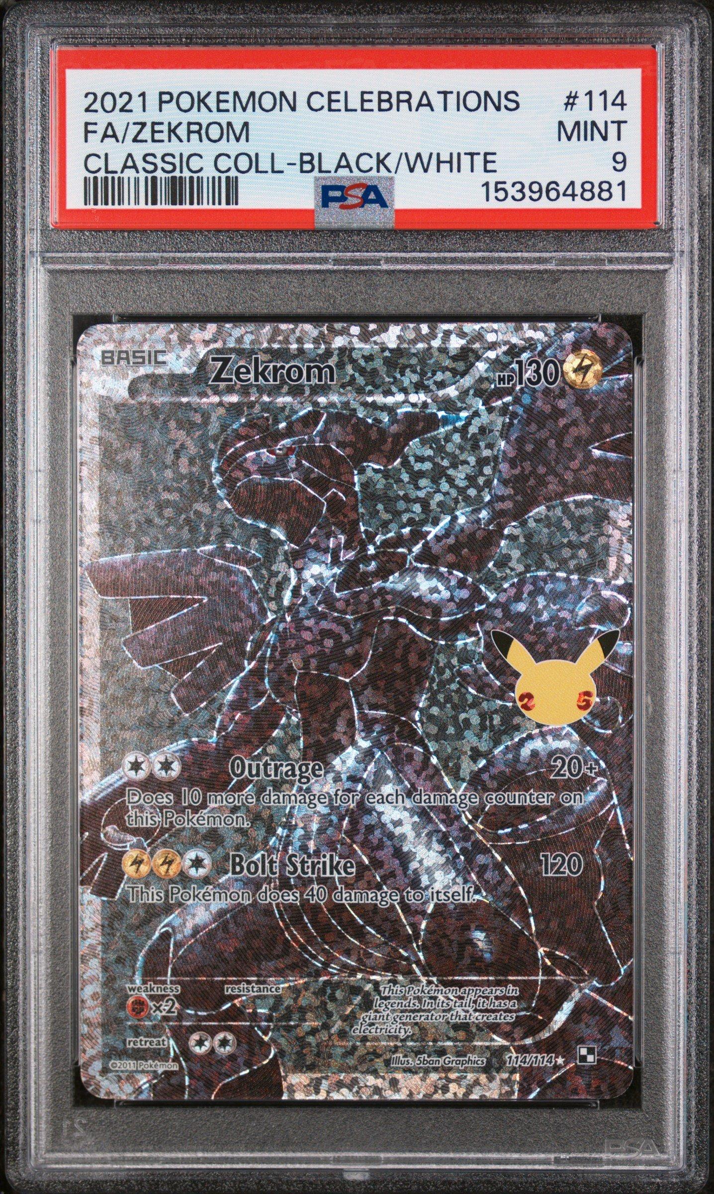 psa9 2021 25th ゼクロム zekrom プロモ ZEKROM - 2021 Pokemon Celebrations 25th Anniversary Holo Foil Card