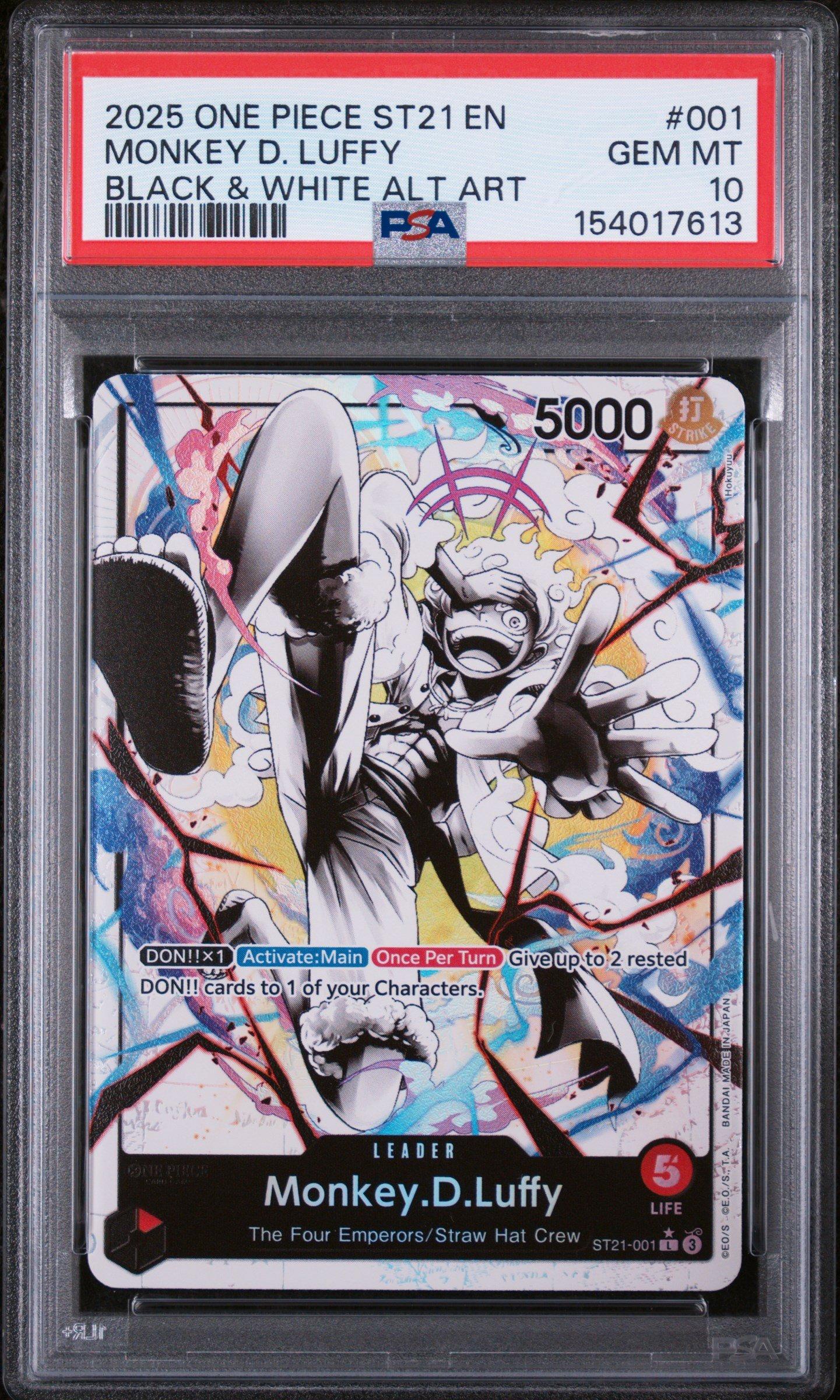 2025 One Piece Starter Deck St21-ex Gear 5 001 Monkey D. Luffy