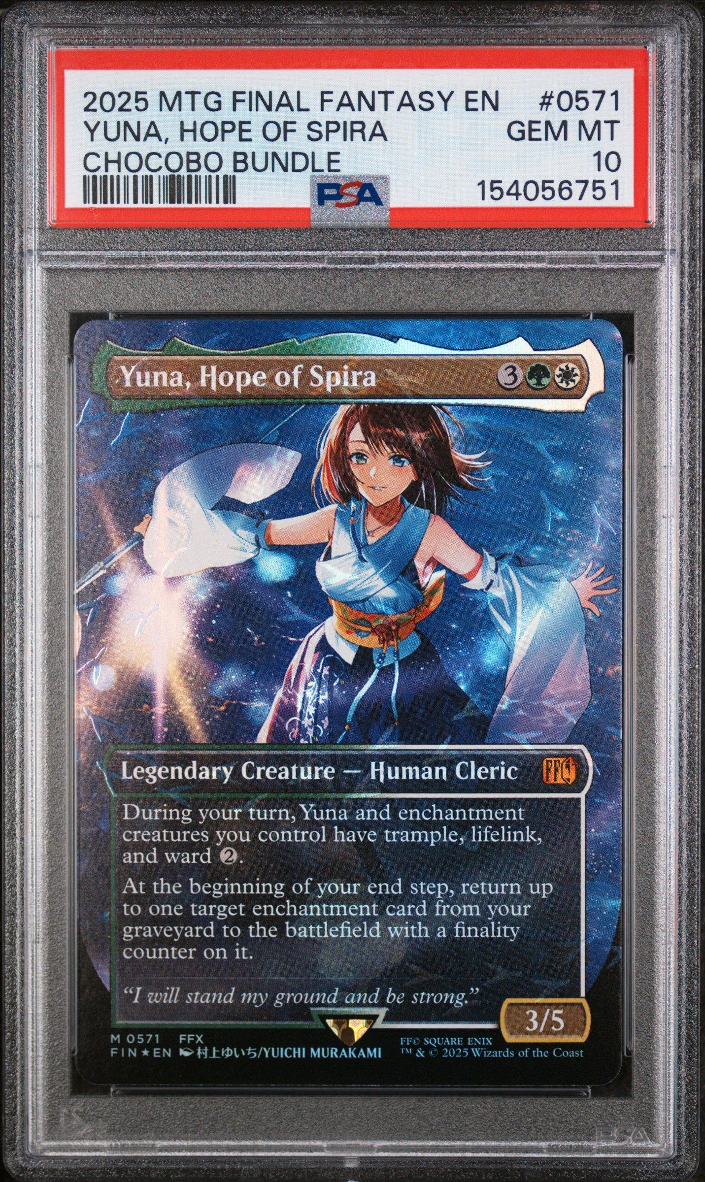 2025 Magic The Gathering Final Fantasy 0571 Yuna, Hope Of Spira