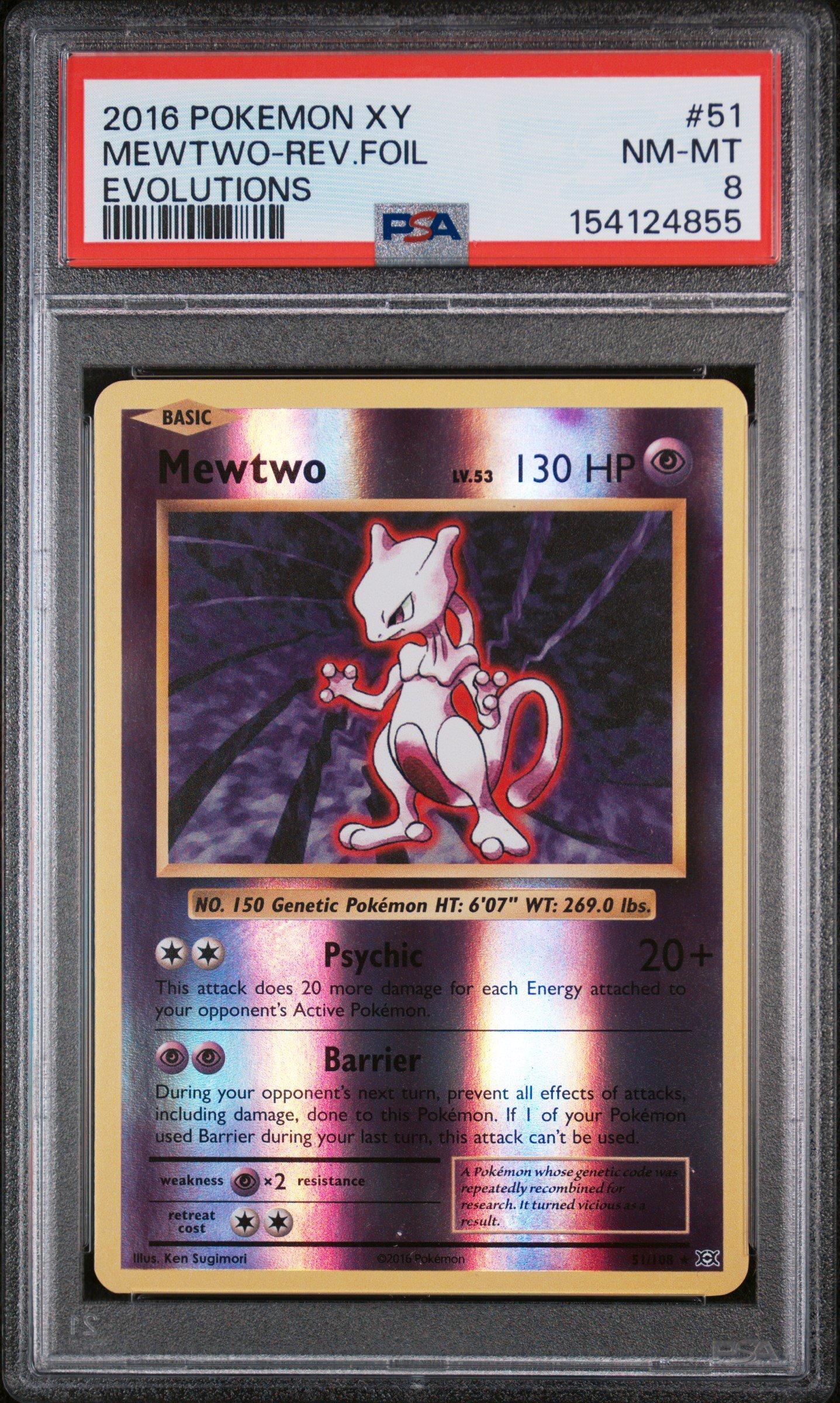2016 mewtwo pokemon card value Mewtwo EX - XY107 XY107/108 Price 2026