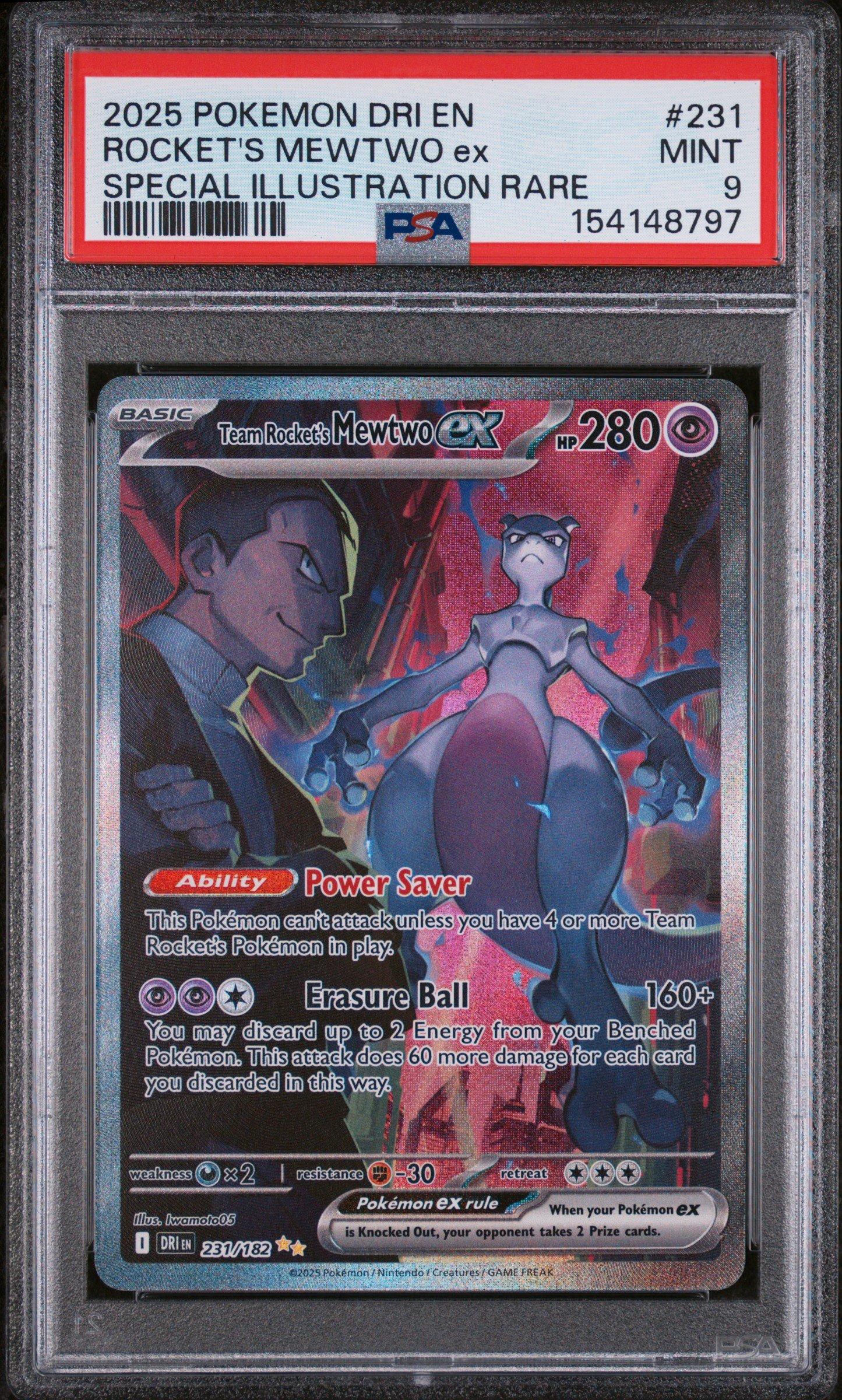 2024 Pokemon Japanese Sv5k-wild Force 088 Gengar Ex Super Rare PSA