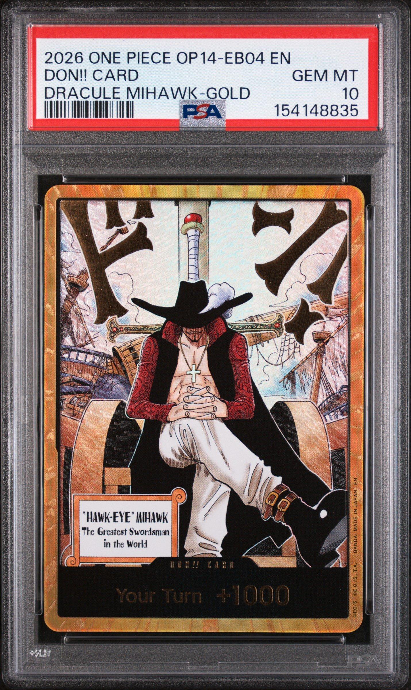2026 One Piece Op14-eb04-the Azure Sea's Seven Don!! Card Dracule