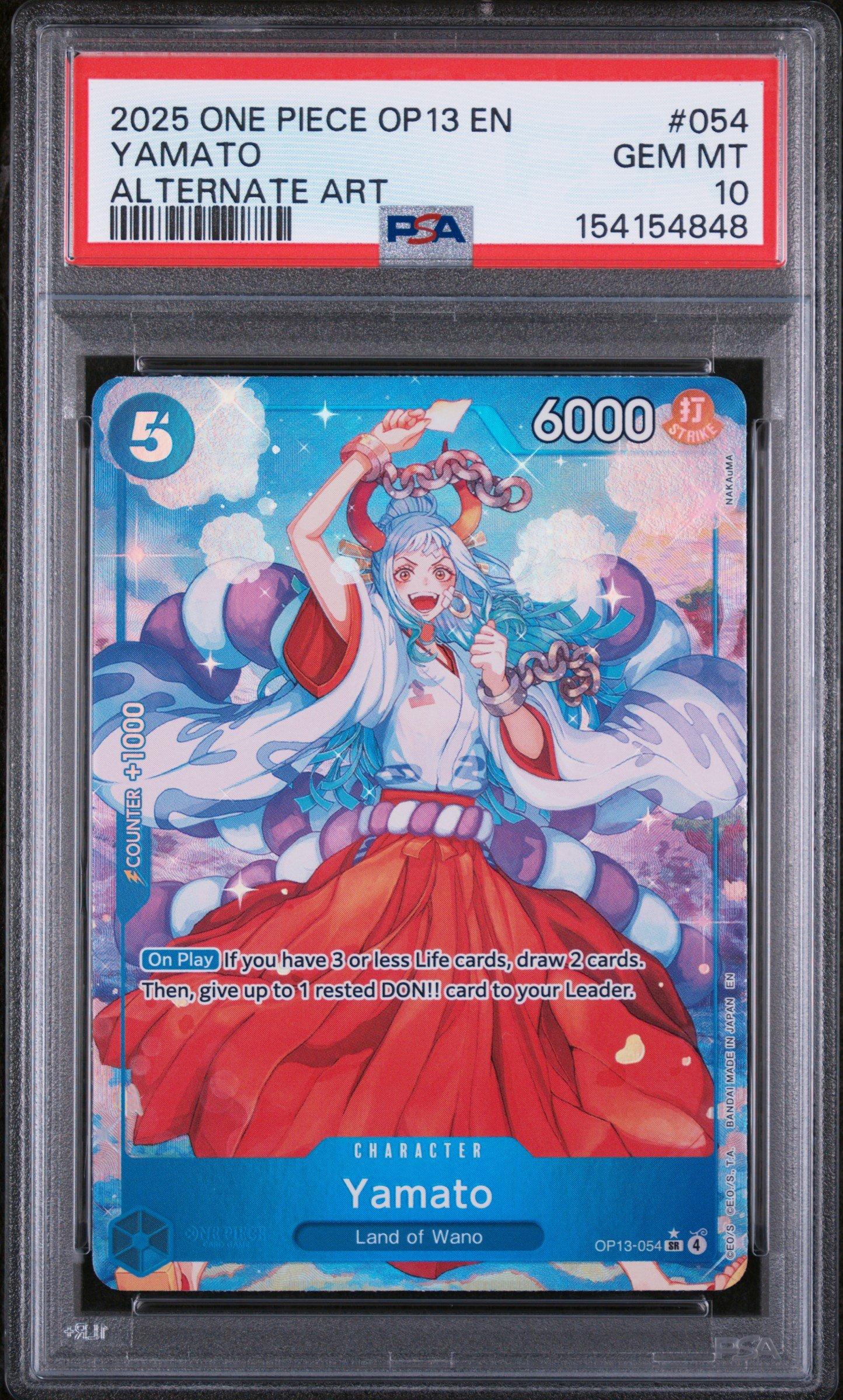 2025 One Piece Op13-carrying On His Will 054 Yamato Alternate Art