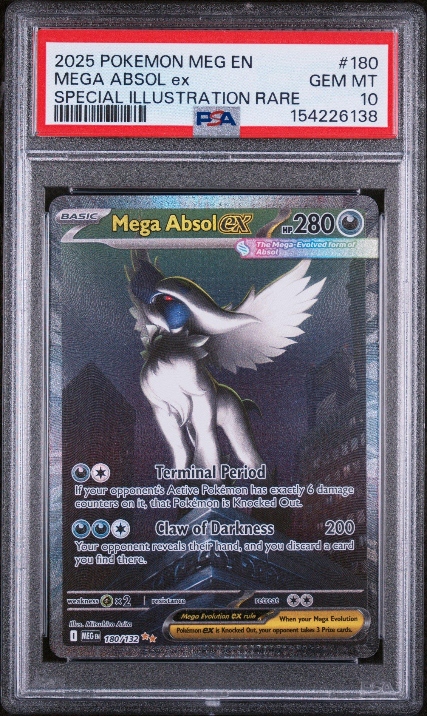 2025 Pokemon Meg En-mega Evolution 180 Mega Absol Ex Special