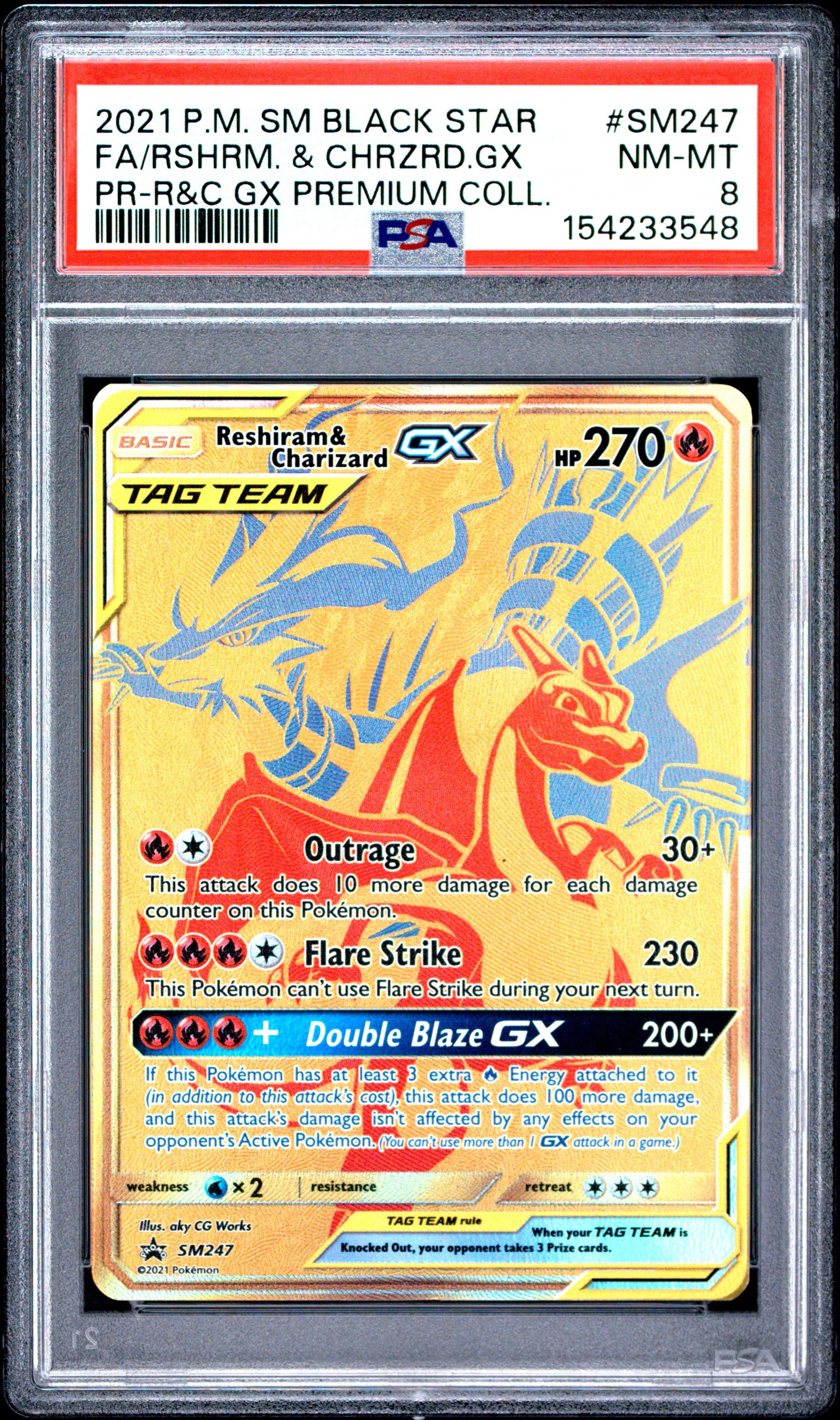 pokemon card reshiram and charizard TCG art depiction of Reshiram and Charizard that makes it a true standout piece Pokemon TCG - SM10 -