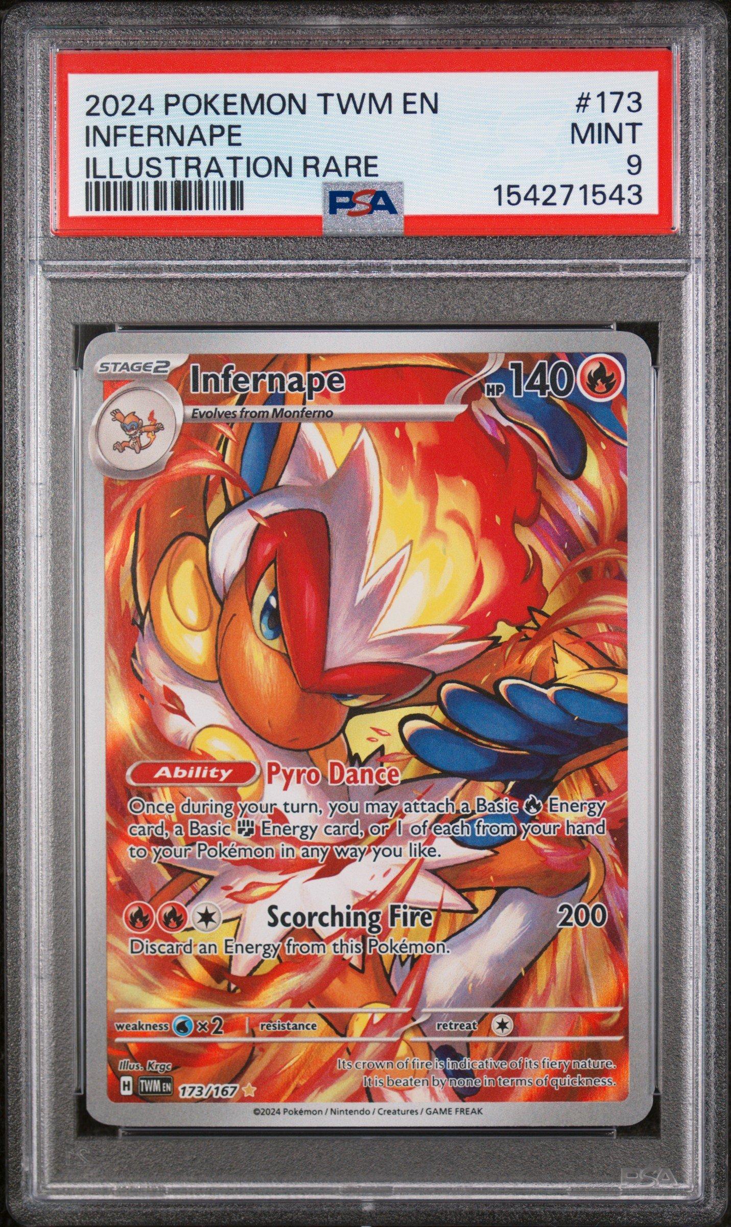 pokemon cards infernape Infernape Pokemon Crimson Haze Art Rare Japanese #070 CGC 10 main image 1