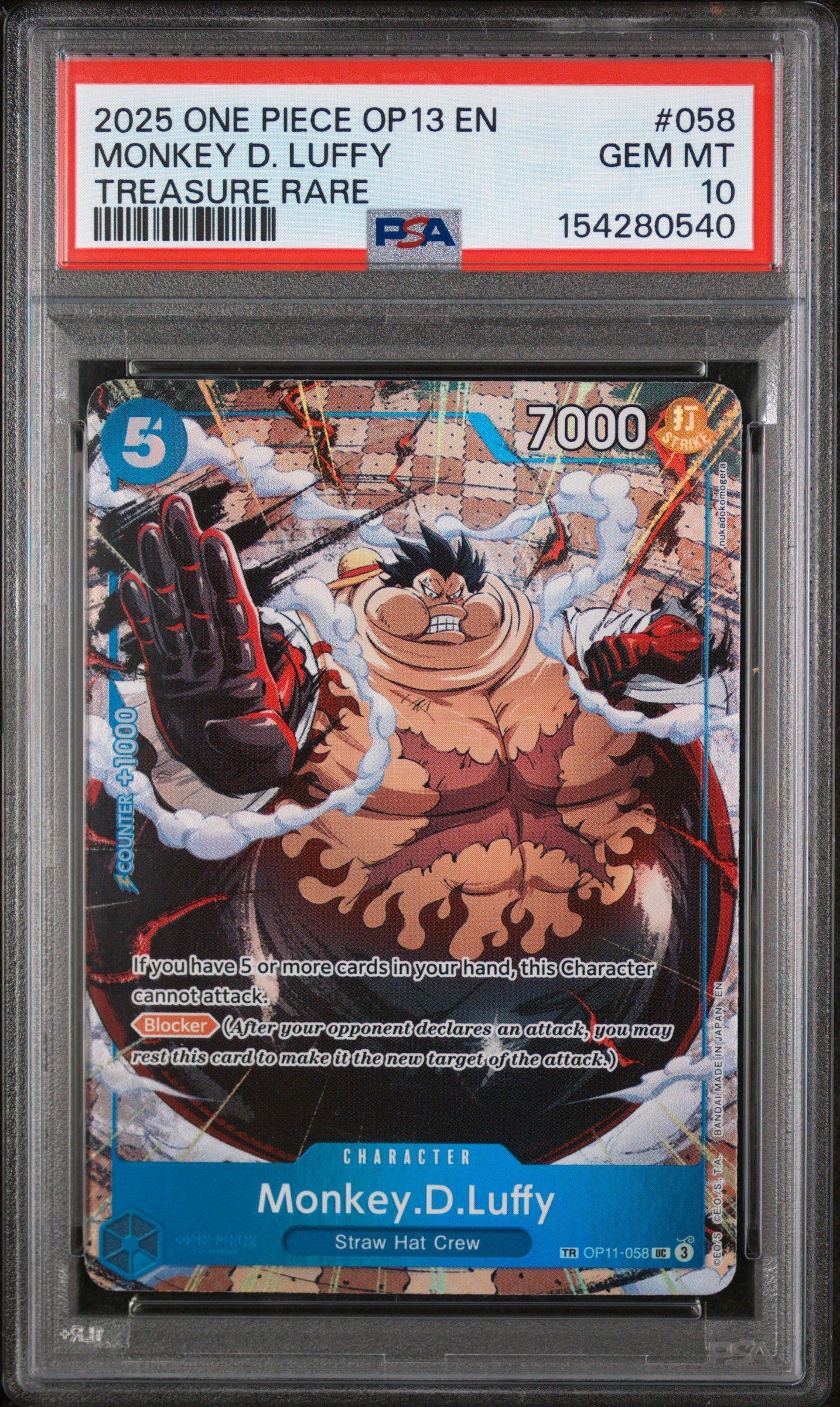 2025 One Piece Op13-carrying On His Will 058 Monkey D. Luffy