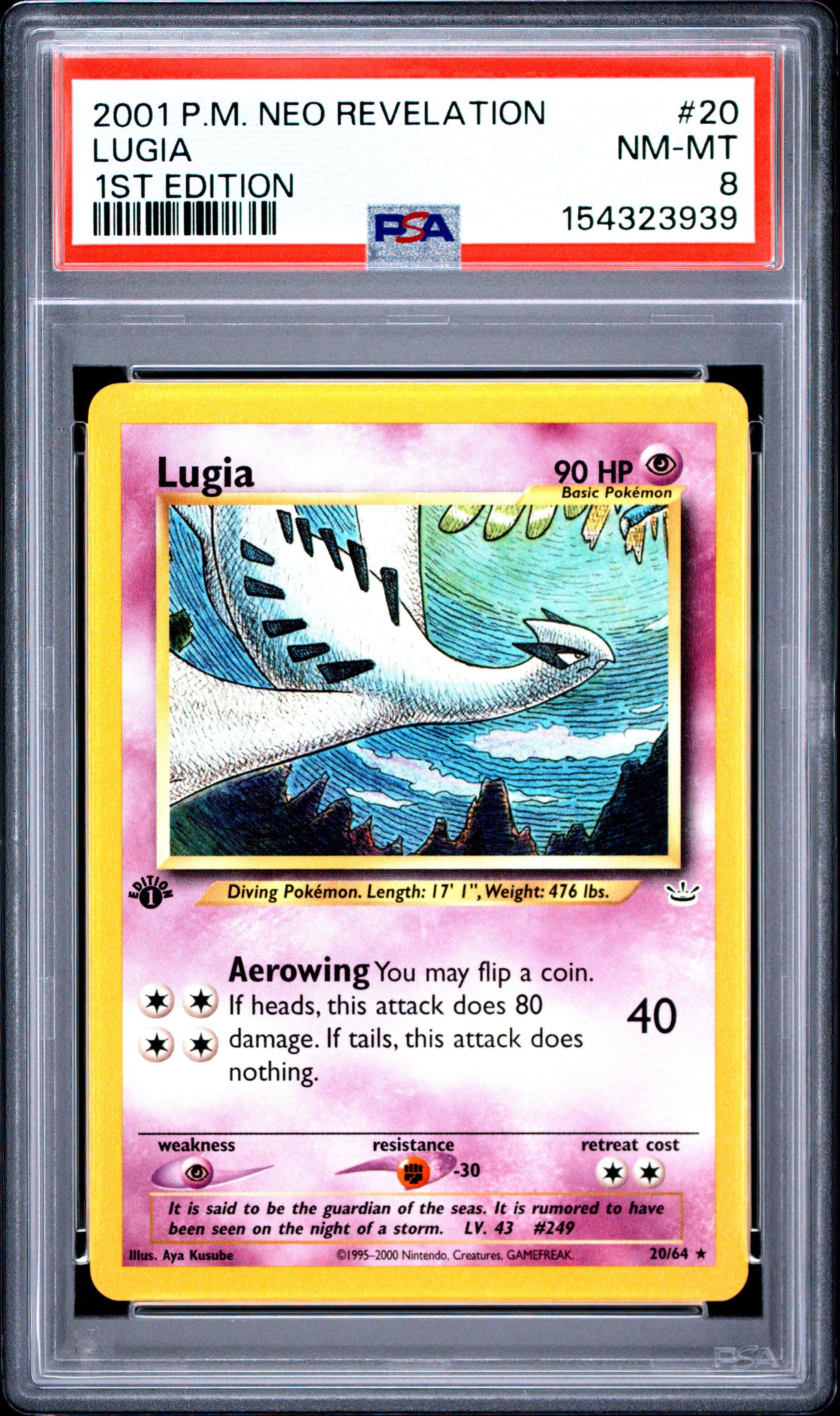 lugia first edition card Pokemon Neo Genesis Holo # 9 have for your premier collection. Did I just get a
