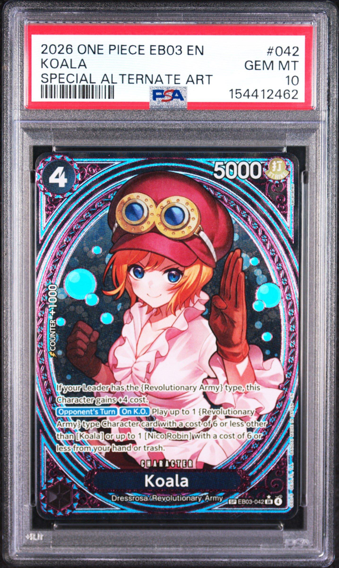 2023 One Piece Op02-paramount War 036 Nami Alternate Art PSA 10