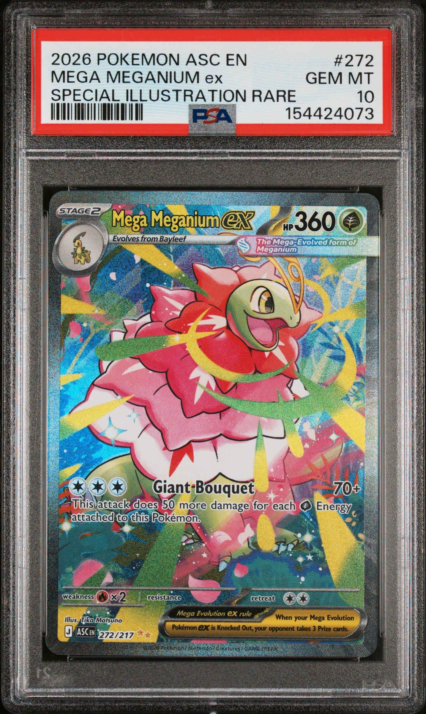 2026 Pokemon Asc En-ascended Heroes 272 Mega Meganium Ex Special
