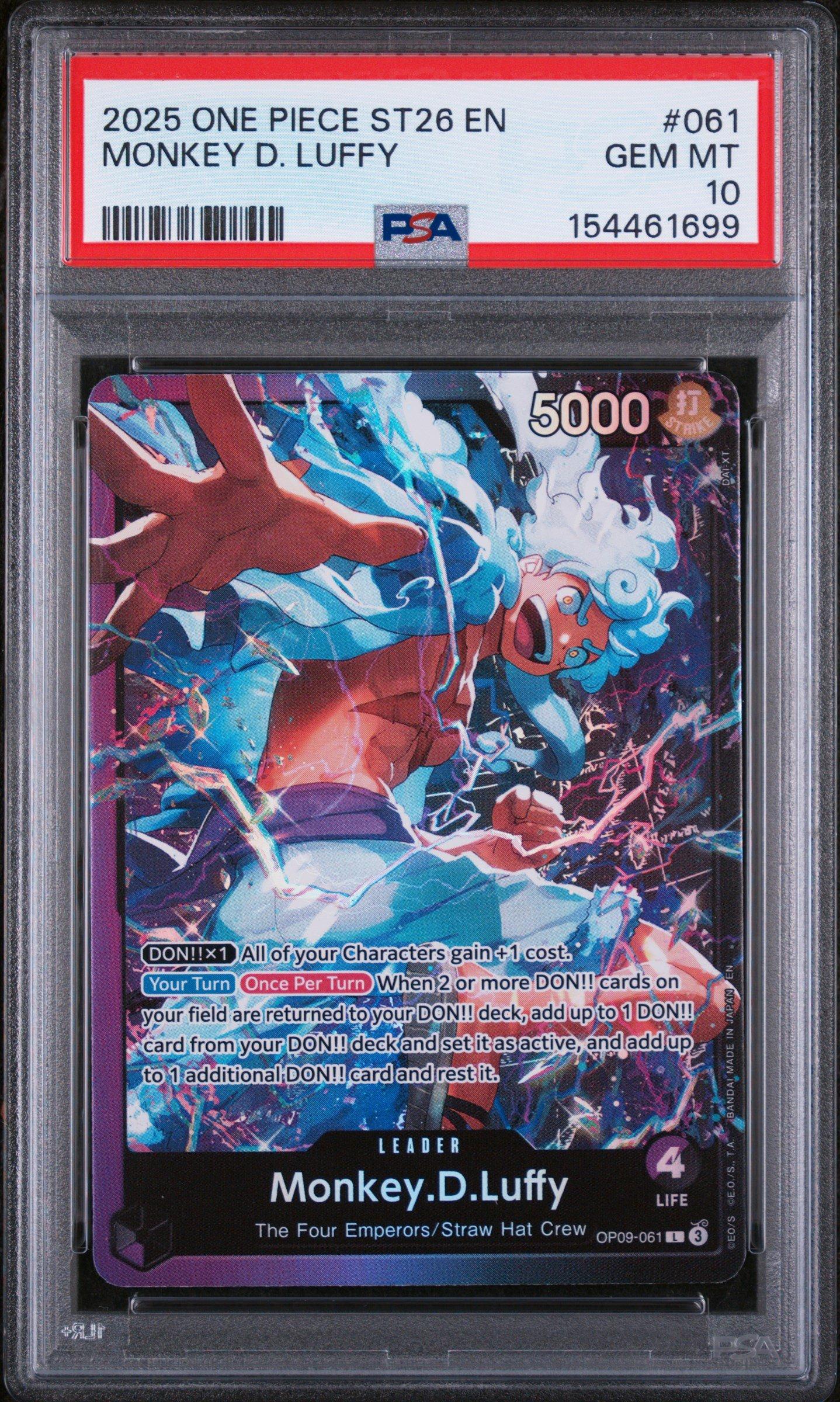 2025 One Piece Starter Deck St26-purple/black Monkey D. Luffy 061