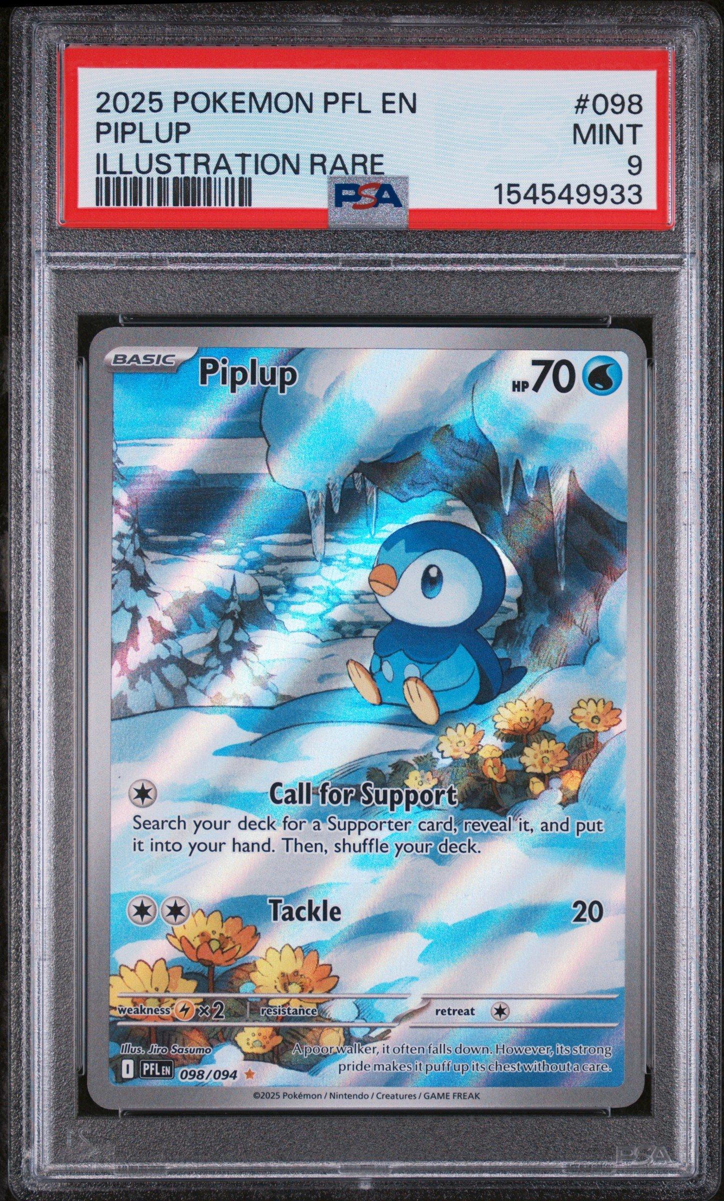 rare piplup card 2019 Pokemon Cosmic Eclipse 239/236 Character CGC 9 Secret Rare Card Type 2019 Pokmon Sun & Moon
