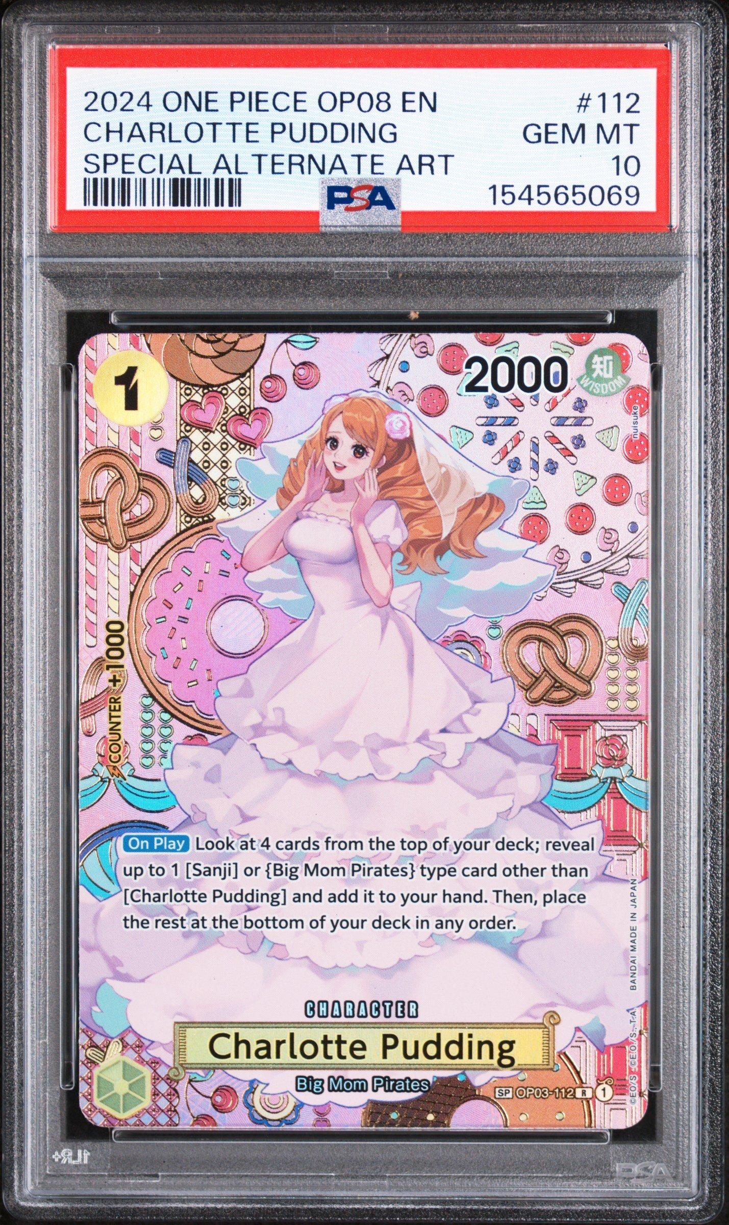 2024 One Piece Op08-two Legends 112 Charlotte Pudding Special