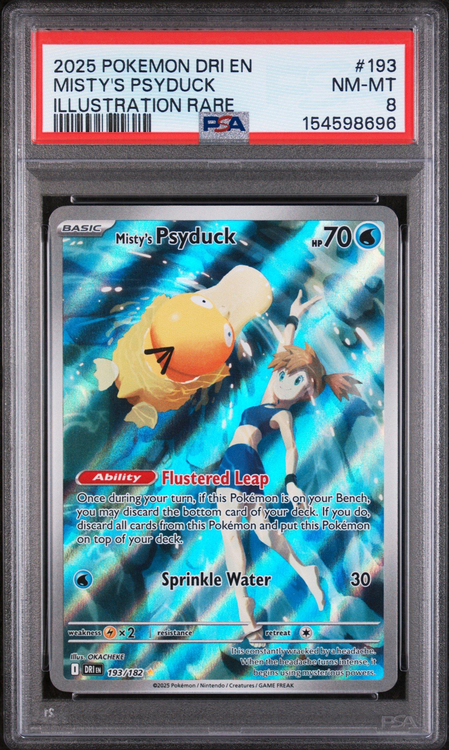 2025 Pokemon Dri En-destined Rivals 193 Misty's Psyduck