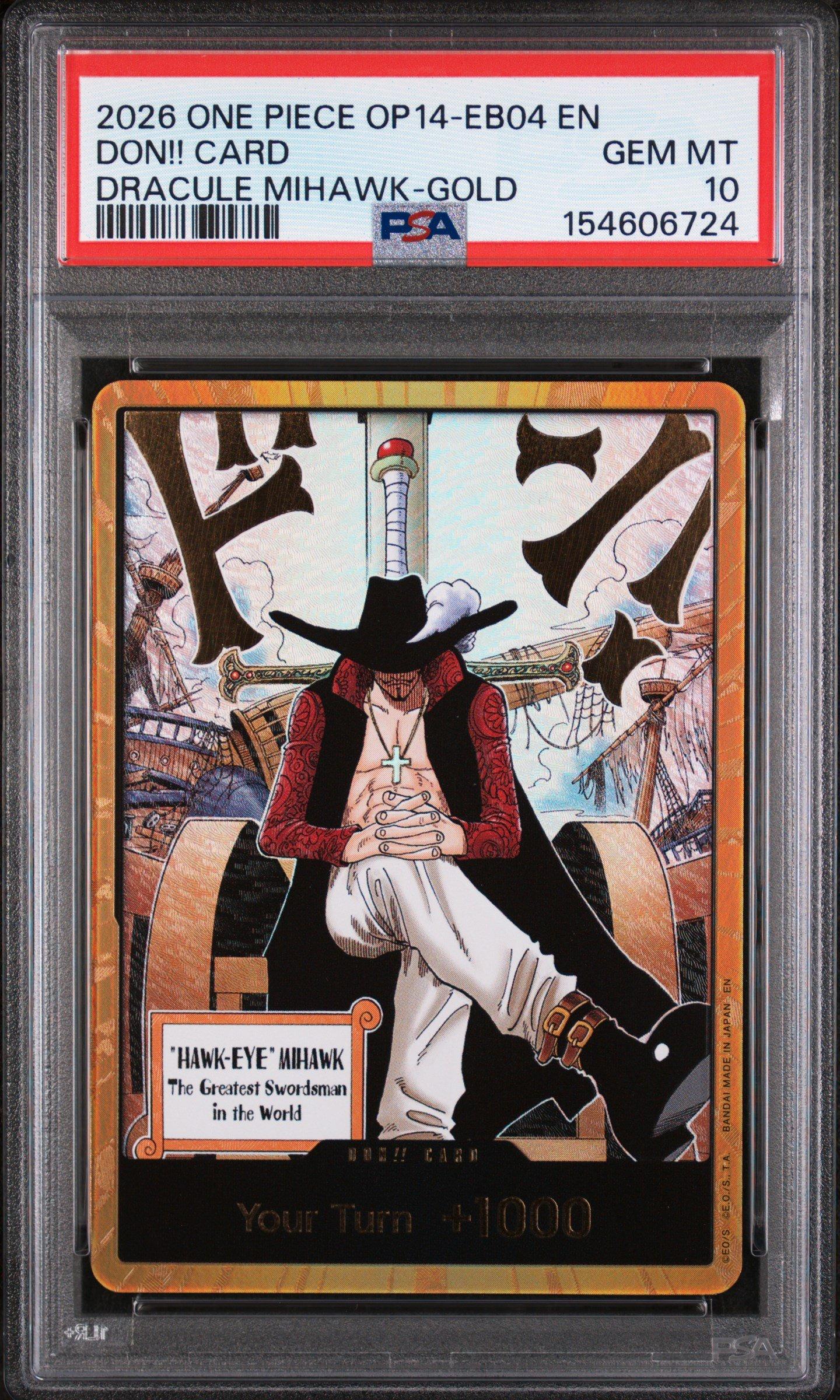2026 One Piece Op14-eb04-the Azure Sea's Seven Don!! Card Dracule