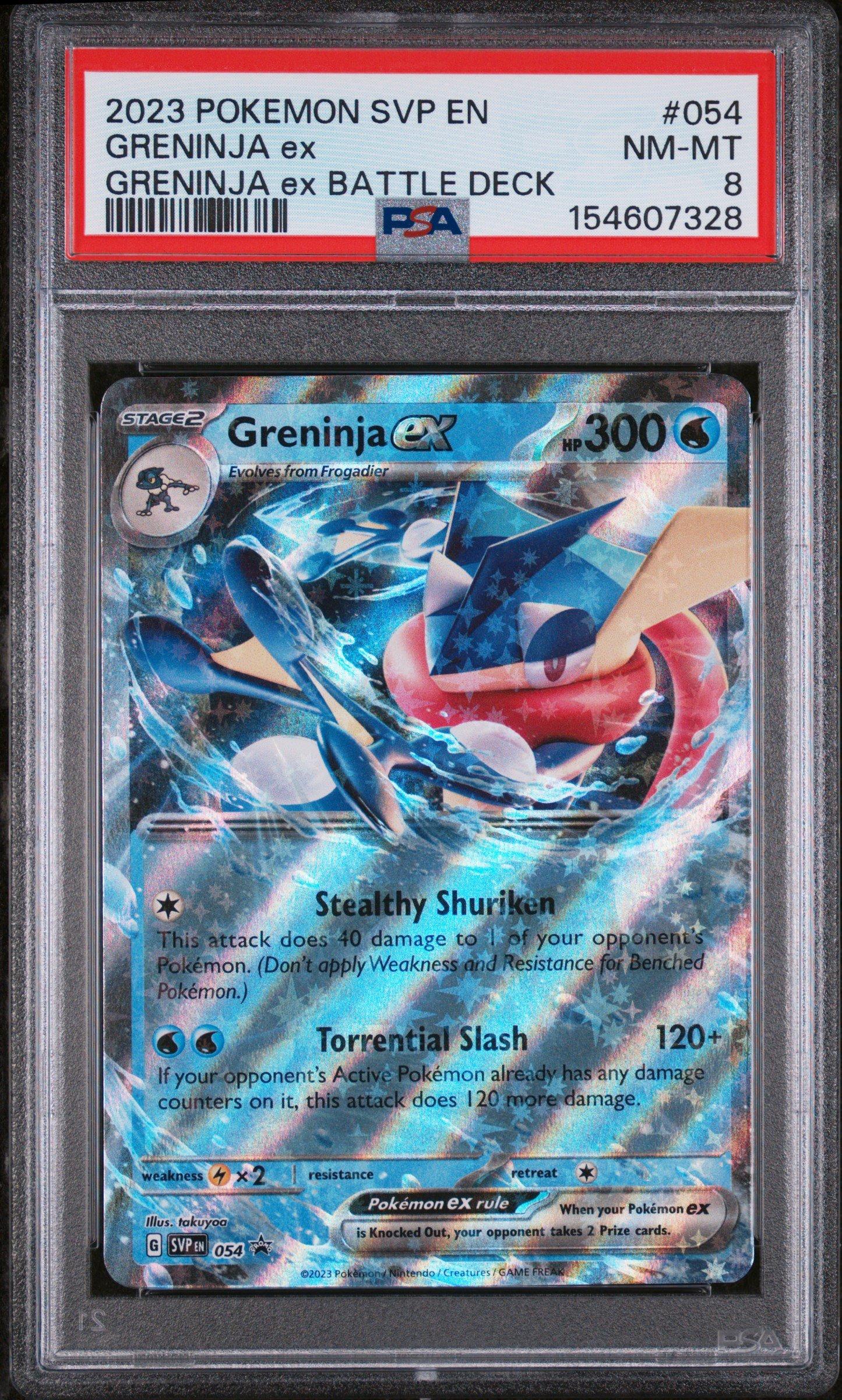 2023 Pokemon Svp En-sv Black Star Promo 054 Greninja Ex Greninja
