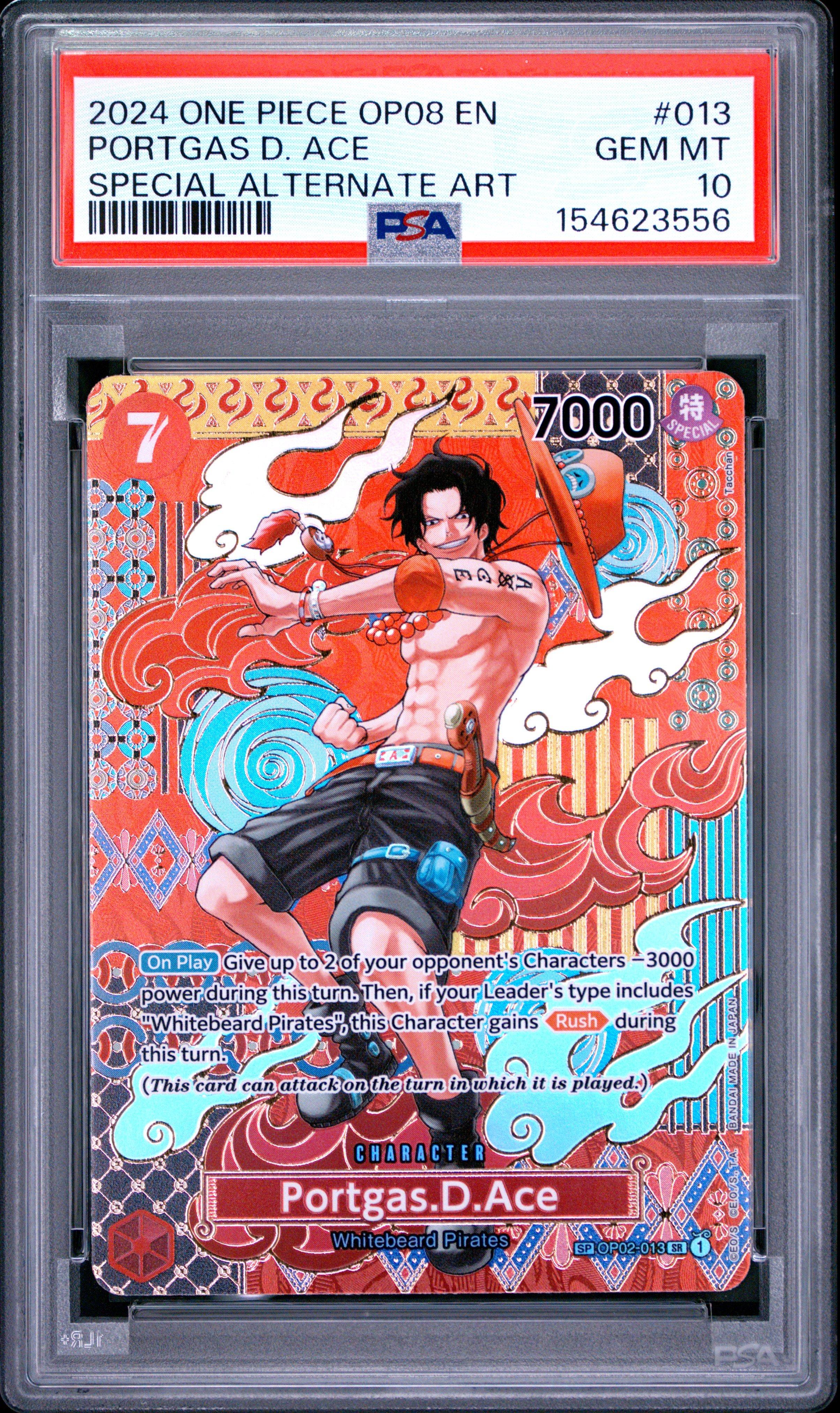 2024 One Piece Op08-two Legends 013 Portgas D. Ace Special