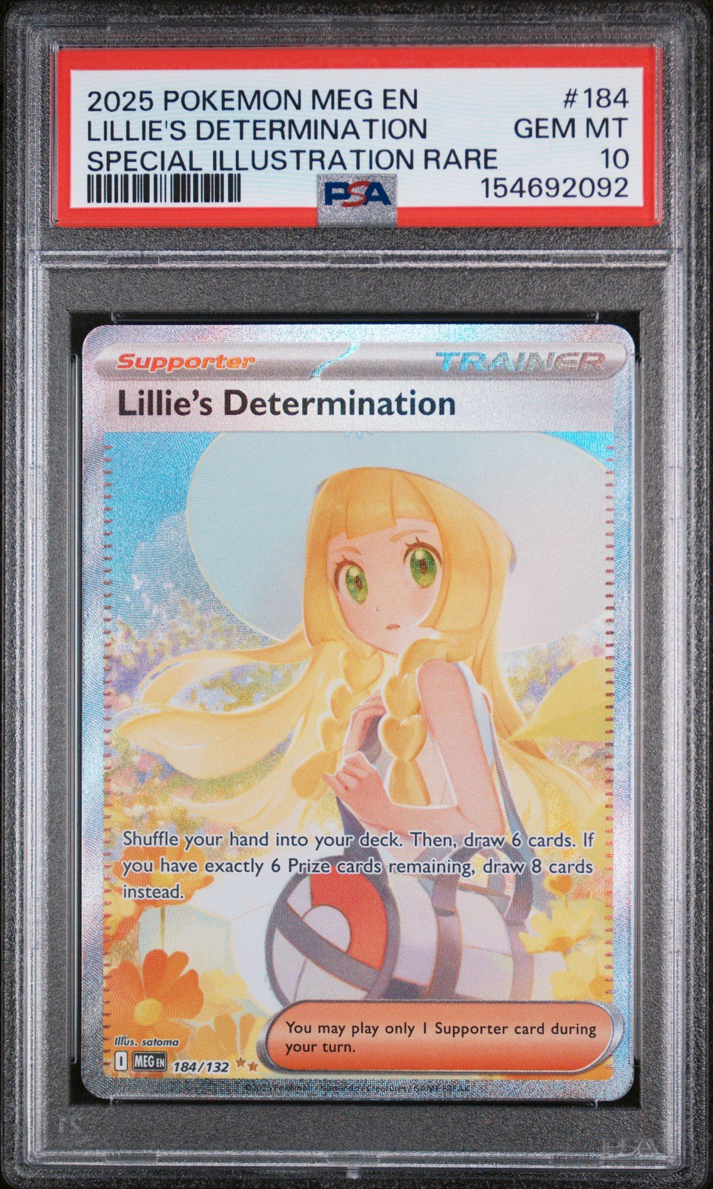 2025 Pokemon Meg En-mega Evolution 184 Lillie's Determination