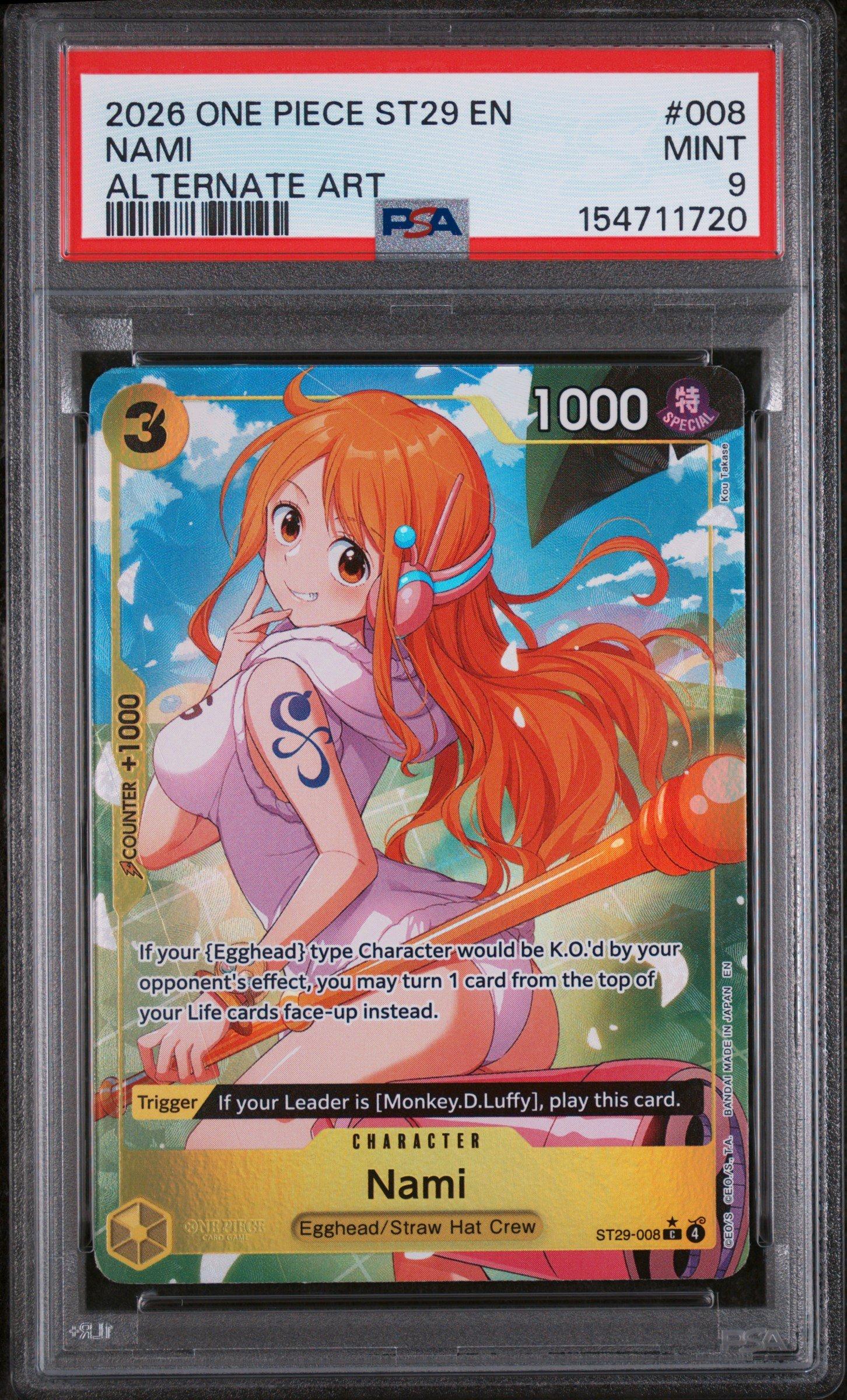 2026 One Piece Starter Deck St29-egghead 008 Nami Alternate Art