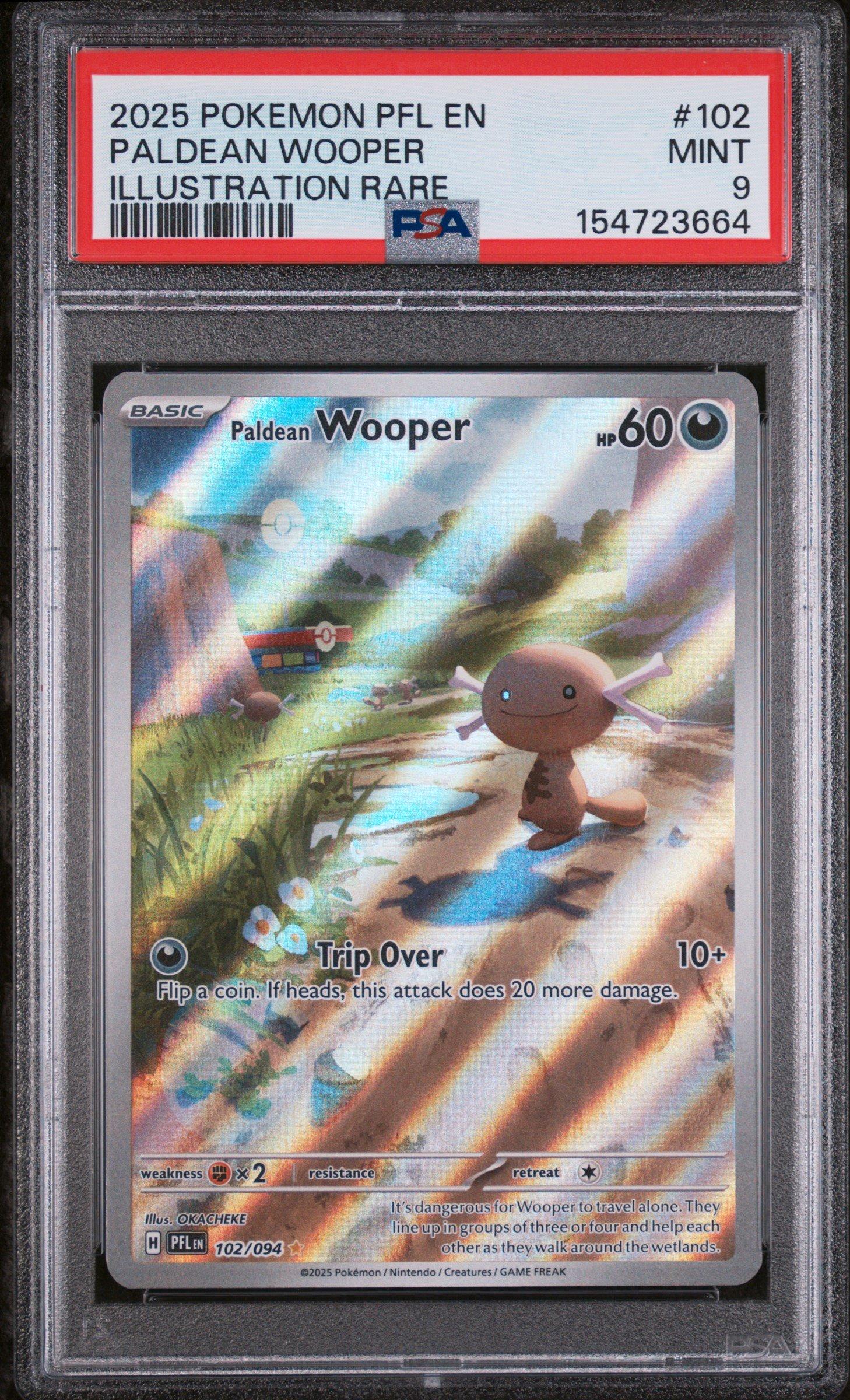 paldean wooper pokemon card - 221/193 - Paldea Evolved - Illustration Rare Features a striking illustration of Paldean Wooper (#102) from the Pokemon TCG Paldean Wooper | Paldea Evolved