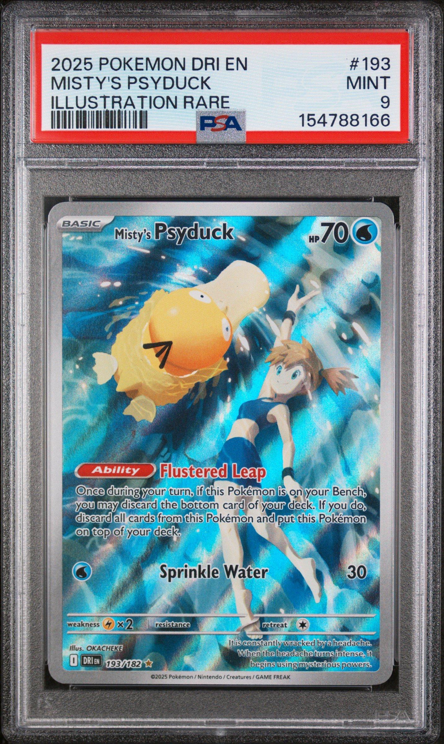 2025 Pokemon Dri En-destined Rivals 193 Misty's Psyduck
