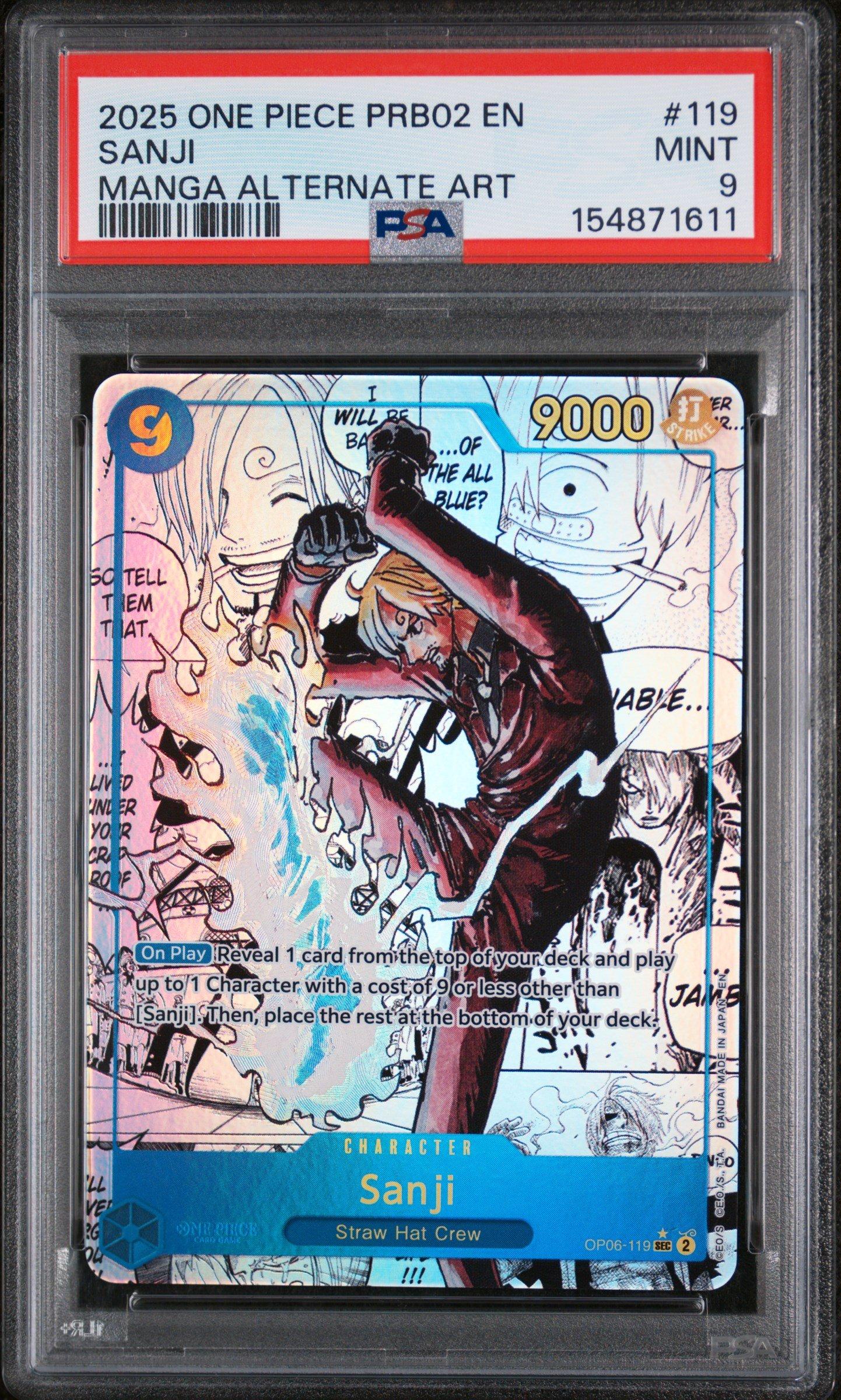 ワンピース カードゲーム 2025 ONE PIECE PRB02 SANJI #119 2025 One Piece Prb02-premium Booster -one Piece Card The Best- Vol