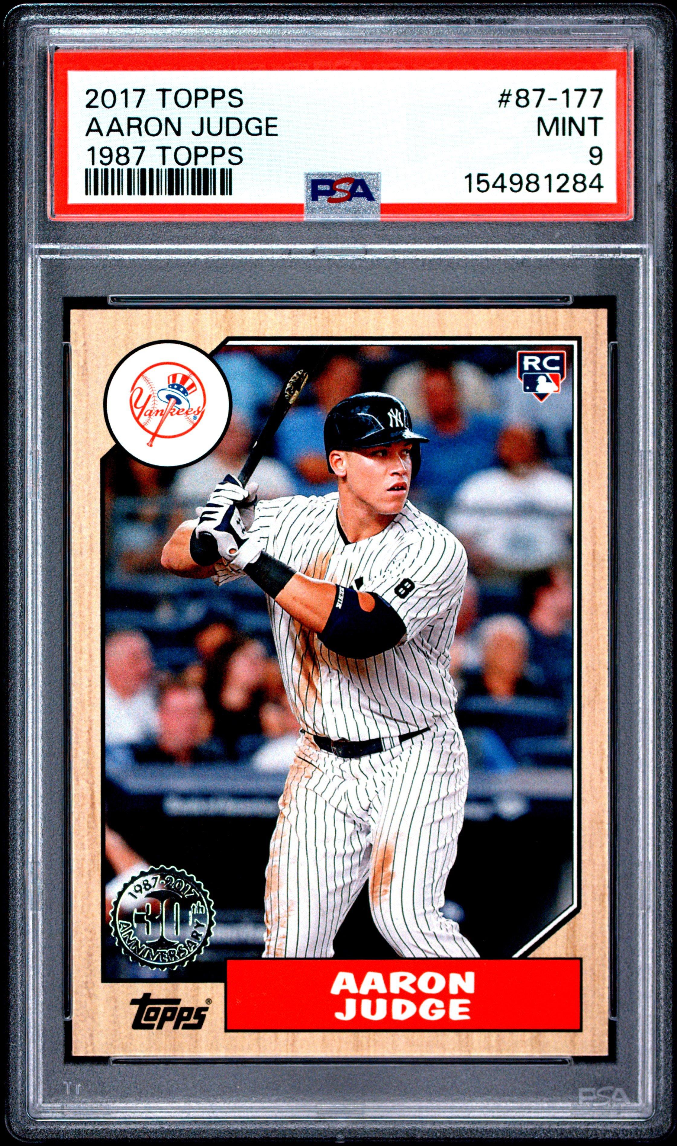 2017 Topps 1987 Topps 87-177 Aaron Judge PSA 9 Graded Card | GameStop