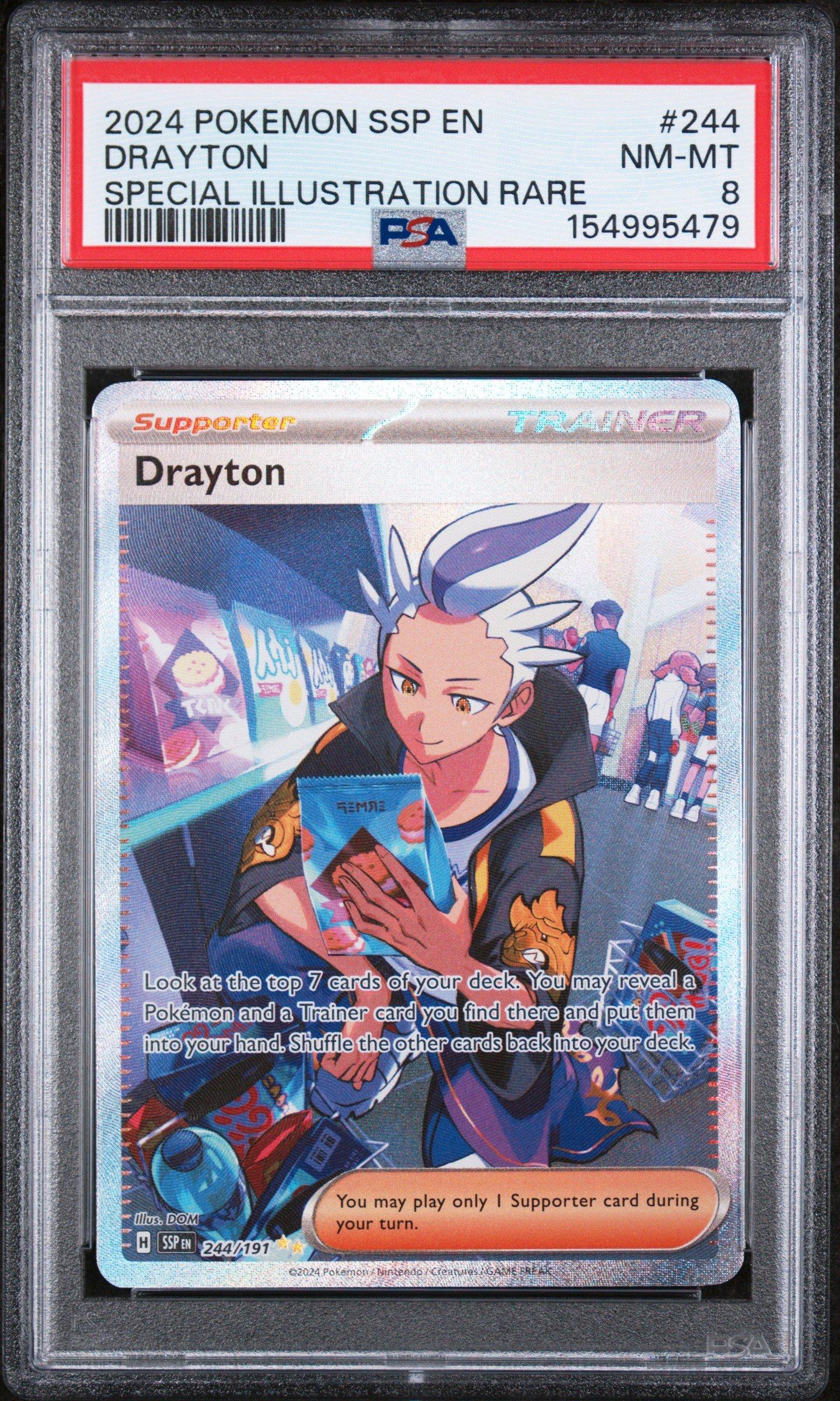 drayton pokemon card Pokemon Card Japanese Drayton 060/064 sv7a TCG  ToysOneJapan