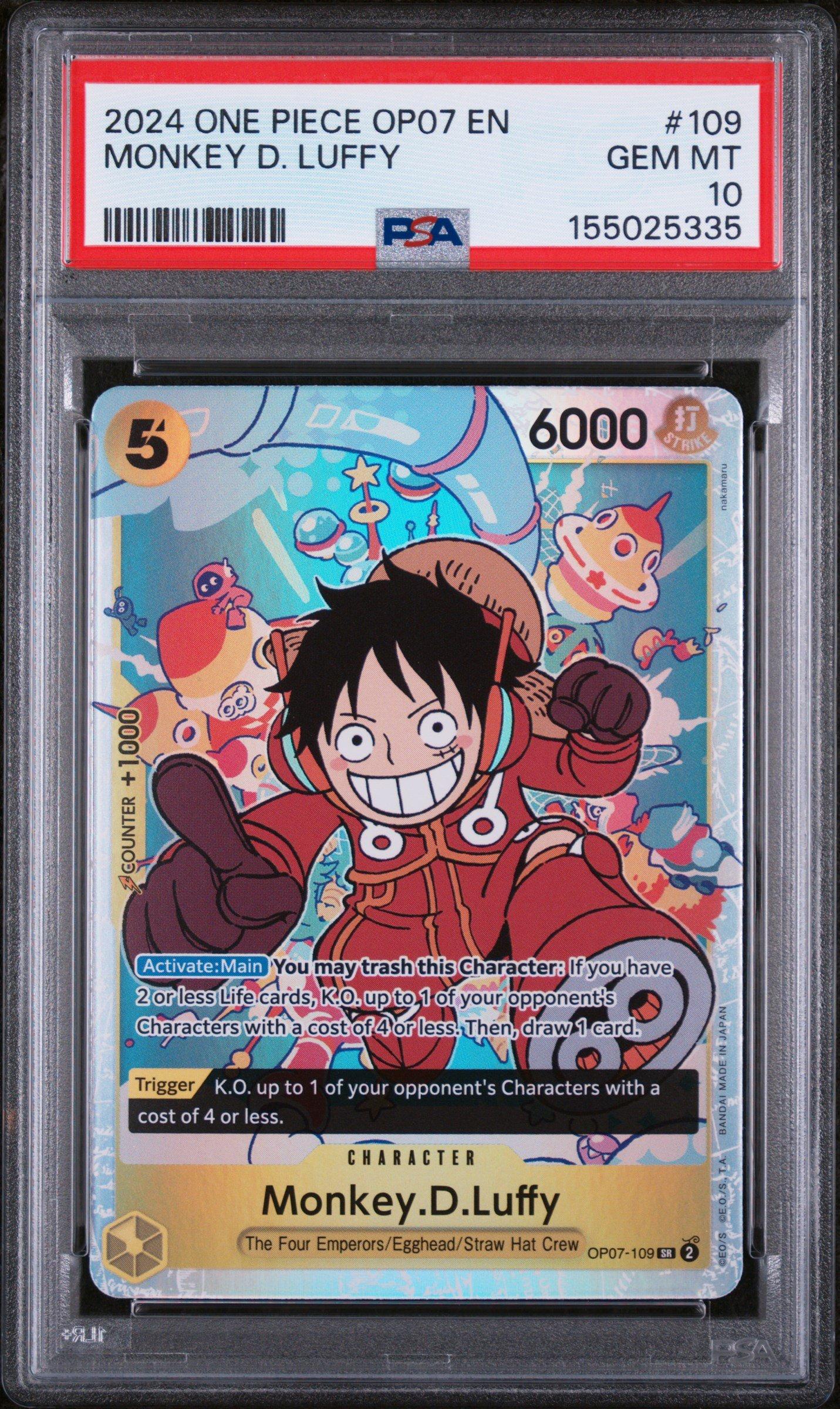 2024 One Piece Op07-500 Years In The Future 109 Monkey D. Luffy