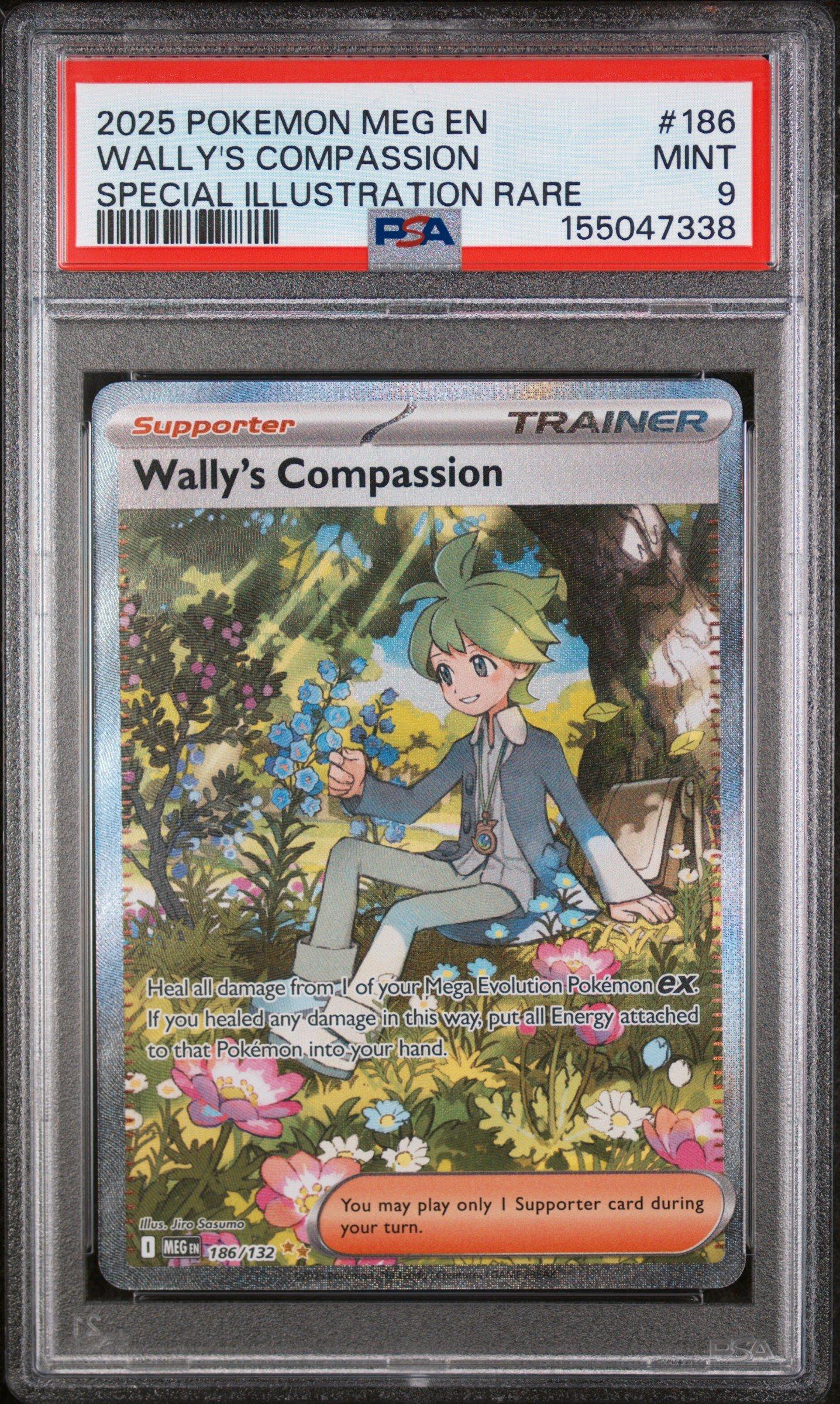 2025 Pokemon Meg En-mega Evolution 186 Wally's Compassion Special