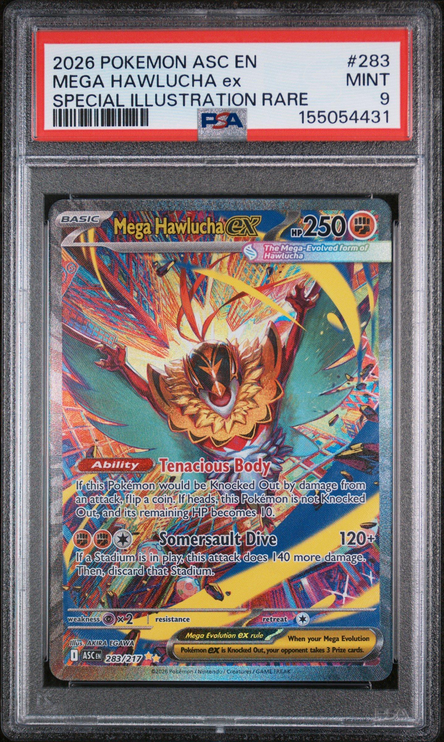 2026 Pokemon Asc En-ascended Heroes 283 Mega Hawlucha Ex Special
