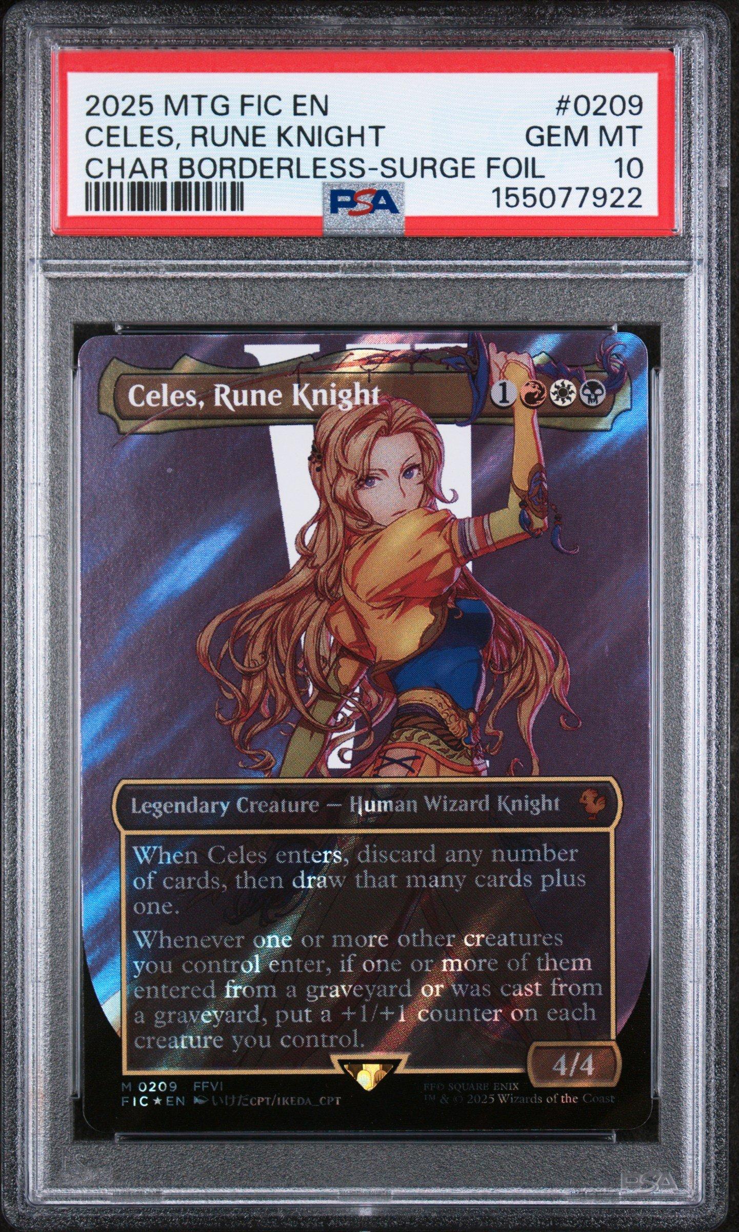 2025 Magic The Gathering Final Fantasy Commander 0209 Celes, Rune
