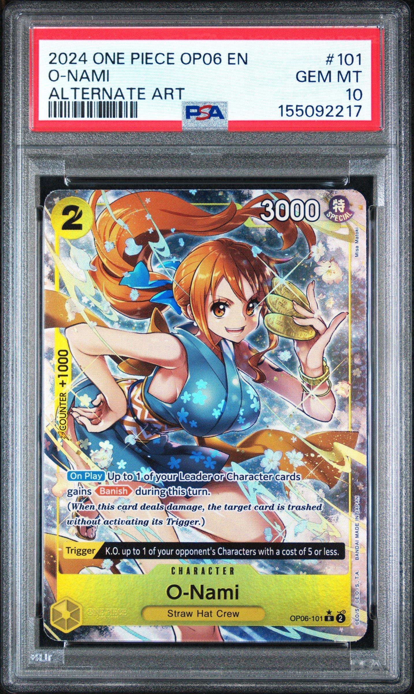 2024 One Piece Op06-wings Of The Captain 101 O-nami Alternate Art