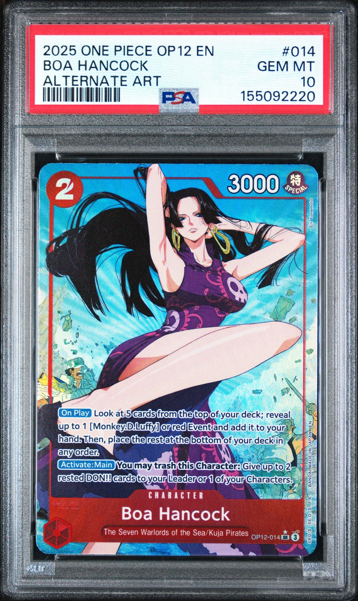PSA10 ボア・ハンコック OP12-014 4764 2025 One Piece Op12-legacy Of The Master 014 Boa Hancock Alternate