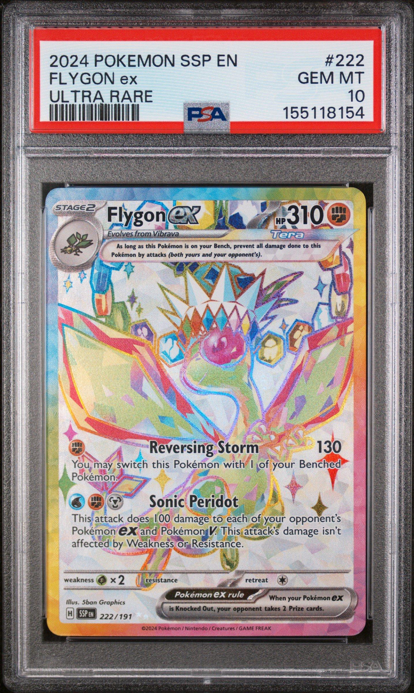pokemon cards flygon ex 106/191 board games and accessories 2024 Pokemon Ssp En-surging Sparks
