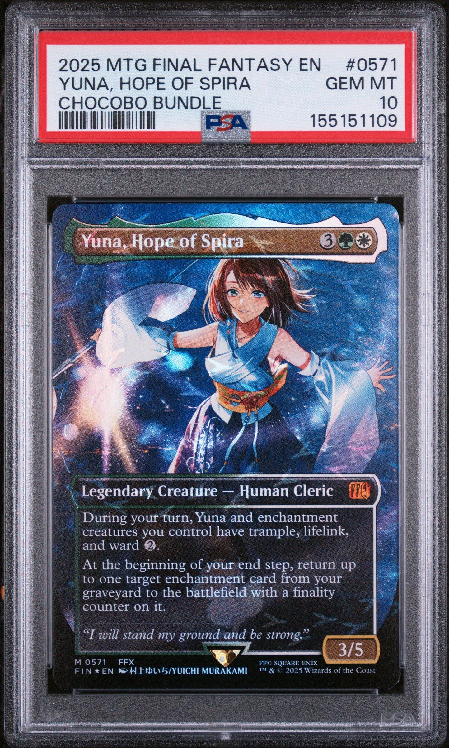 2025 Magic The Gathering Final Fantasy 0571 Yuna, Hope Of Spira