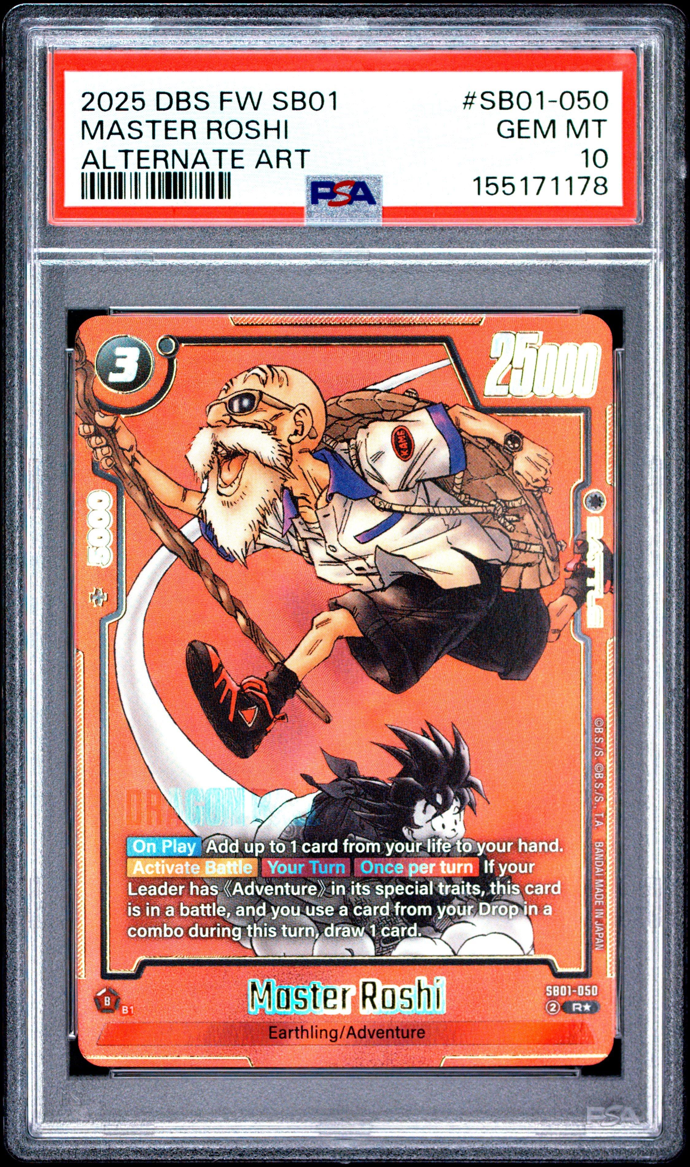 graded dragon ball z cards 2025 Dragon Ball Super Card Game Fusion World Manga Booster 01 Fb05-119 Son  Goku Secret Rare-alternate Art PSA 10 Graded Card