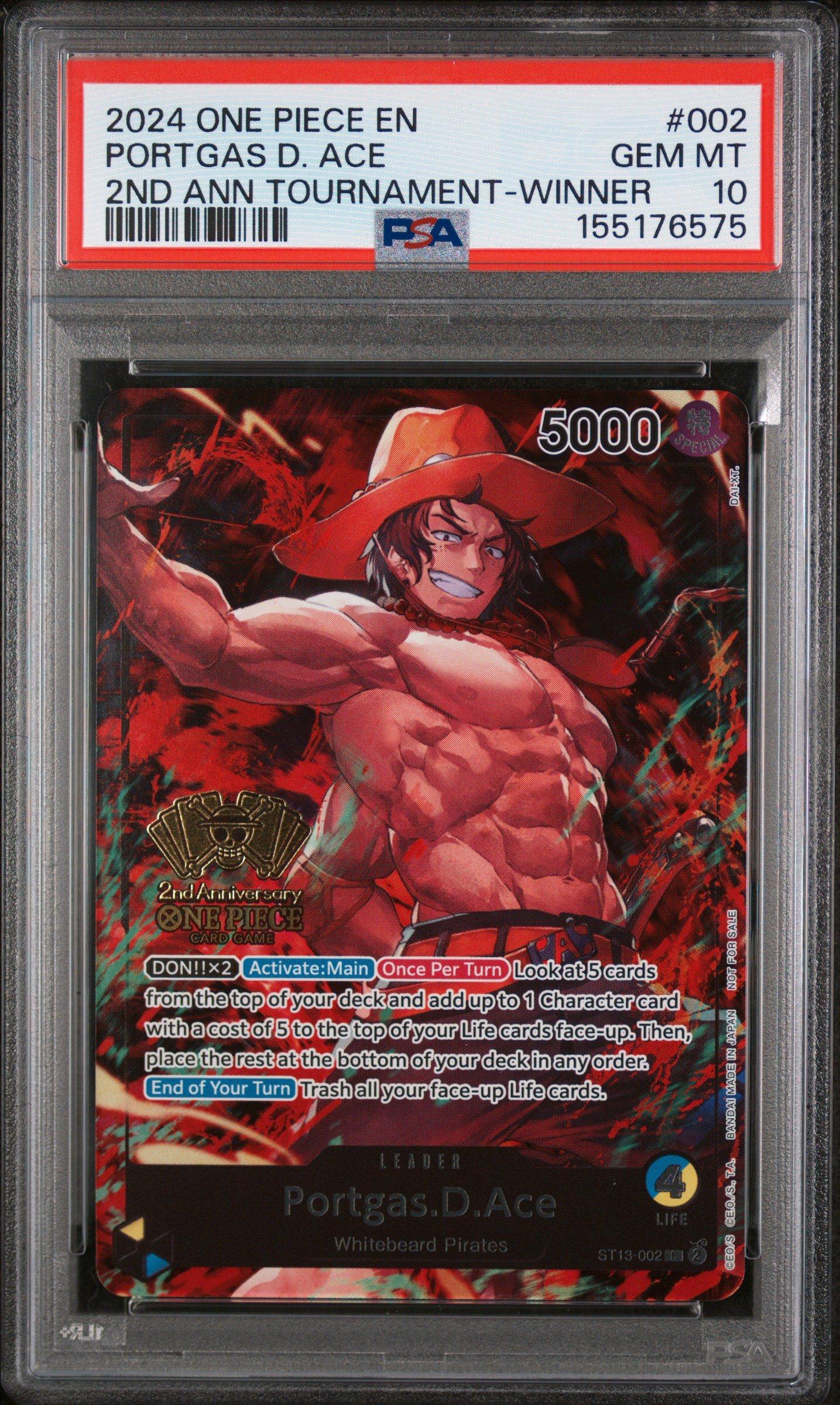 2024 One Piece Promos 002 Portgas D. Ace 2nd Anniversary