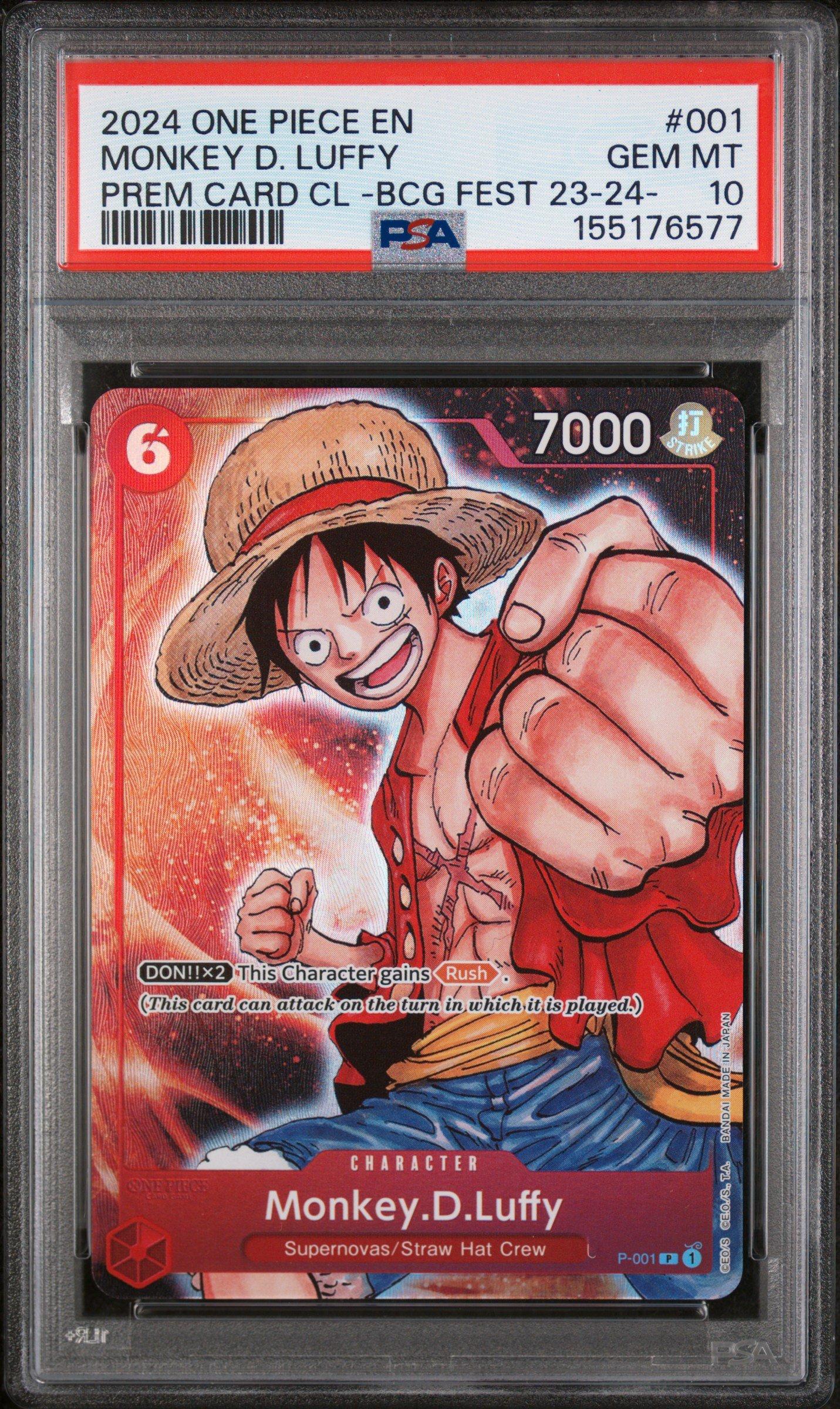 ニカ　ルフィ：BANDAI CARD GAMES Fest23-24 PSA10 2024 One Piece Premium Card Collection -bandai Card Games Fest 23