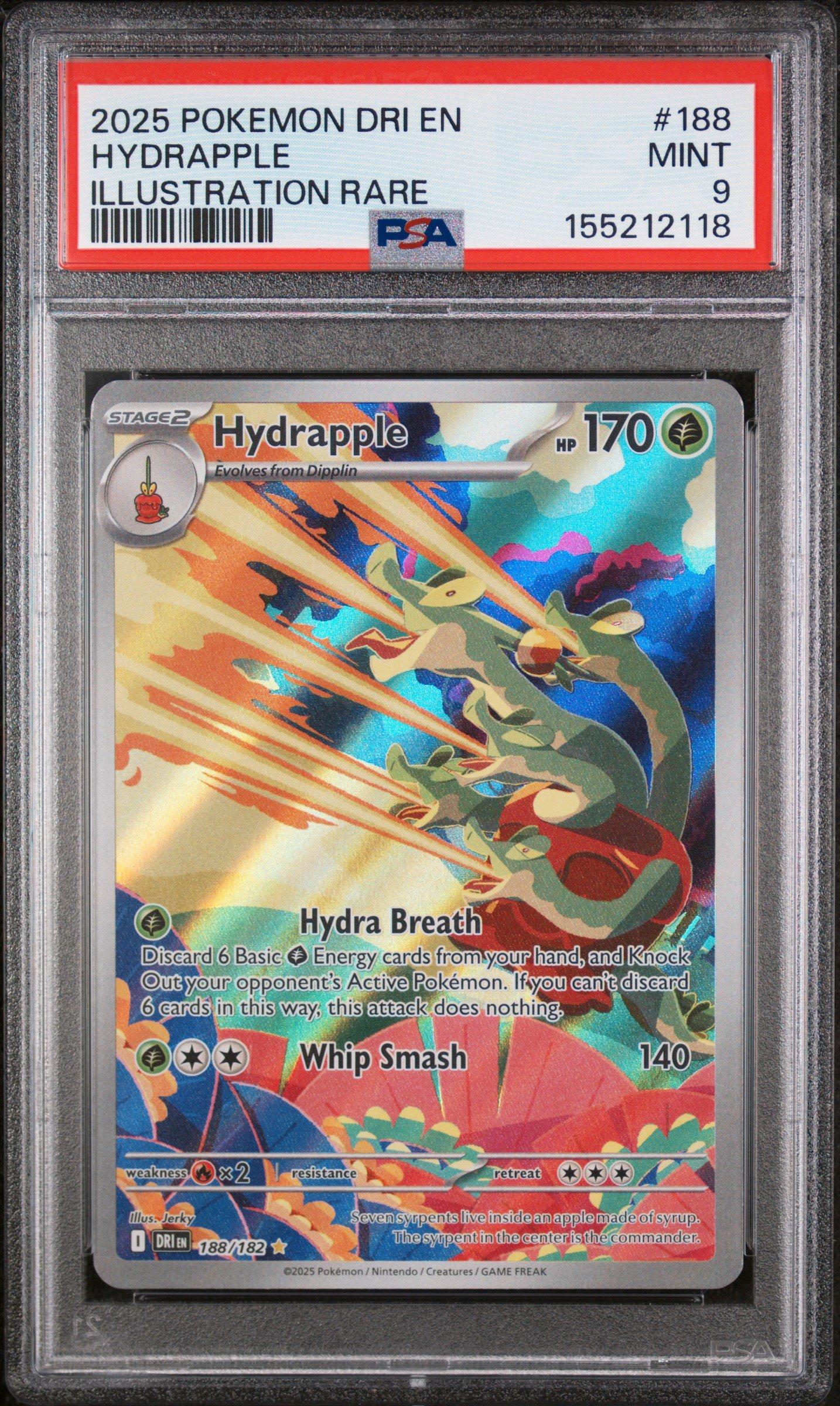 hydrapple pokemon card value EX Special Illustration Rare (167) 2024 French Scr FR-Stellar Crown RarityIllustration Rare Hit Points170 HP Grass 2025 Pokemon Dri En-destined Rivals