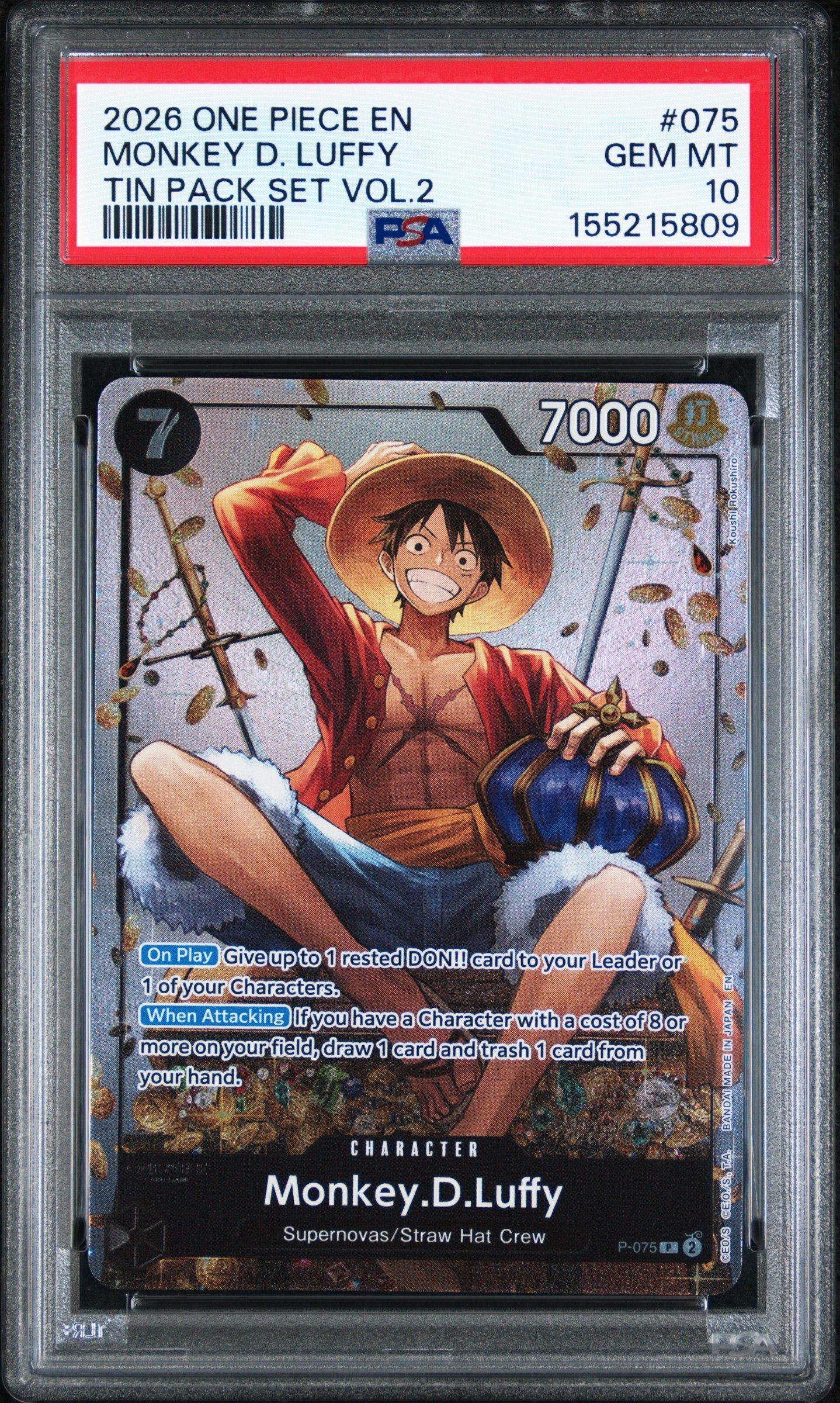 one piece graded cards Collection Starter Box  6 Sealed Booster Packs (Japanese)  Assorted Sets  No Duplicate Packs  22 Releases & Growing  1 in 20 Boxes Contains a draw 1 card and trash 1 card from your hand. My first One Piece card