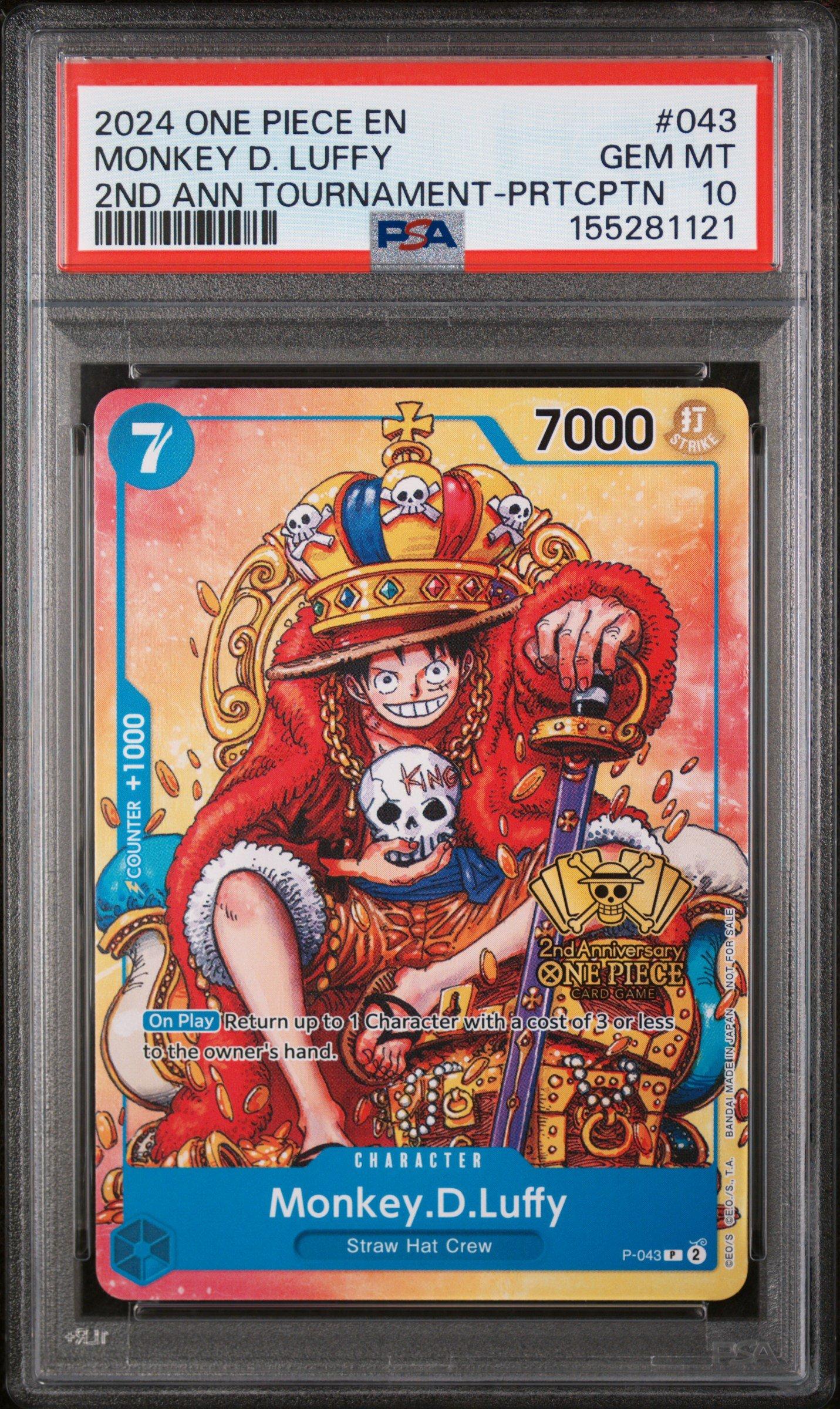 2024 One Piece Promos 043 Monkey D. Luffy 2nd Anniversary