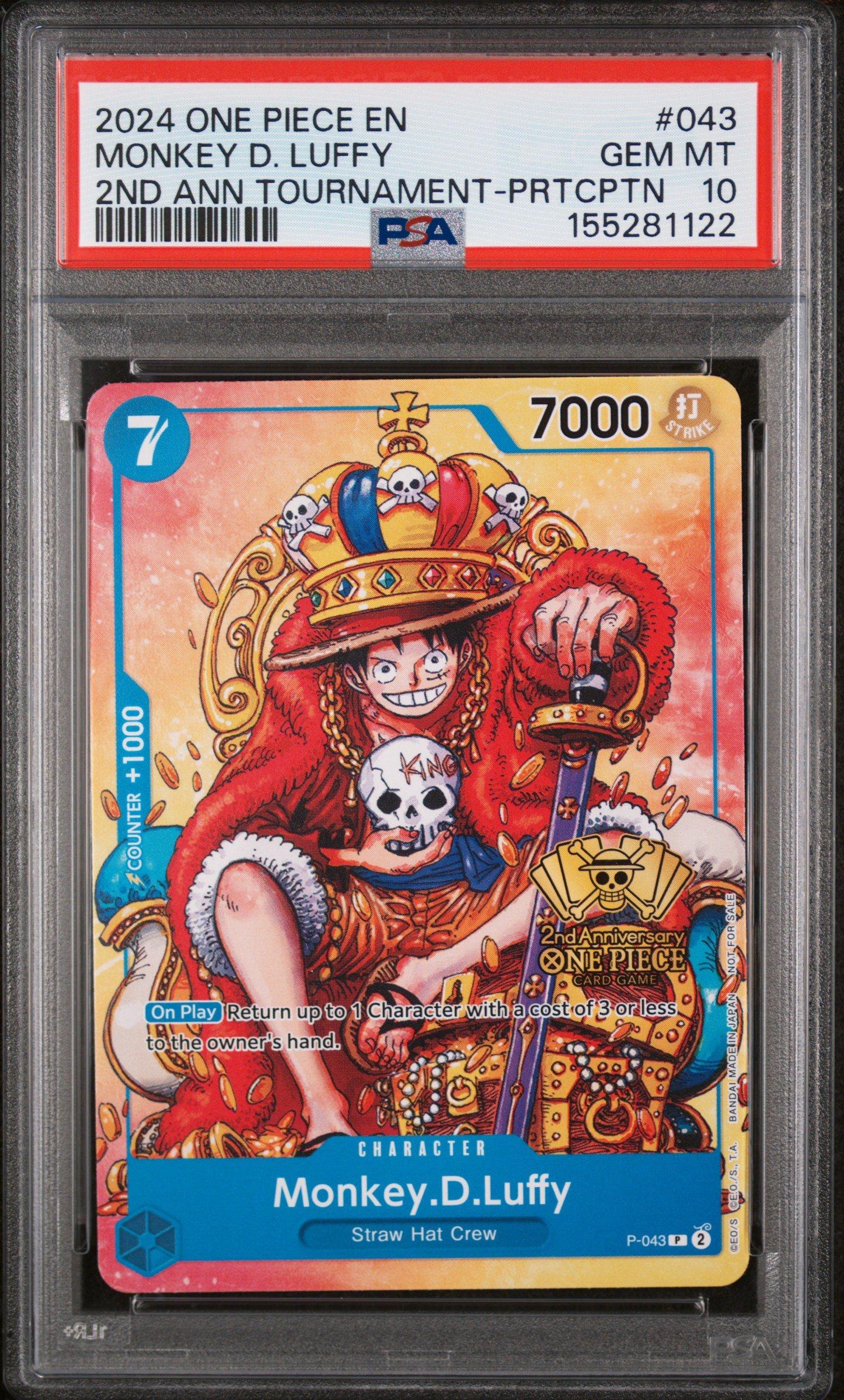 2024 One Piece Promos 043 Monkey D. Luffy 2nd Anniversary