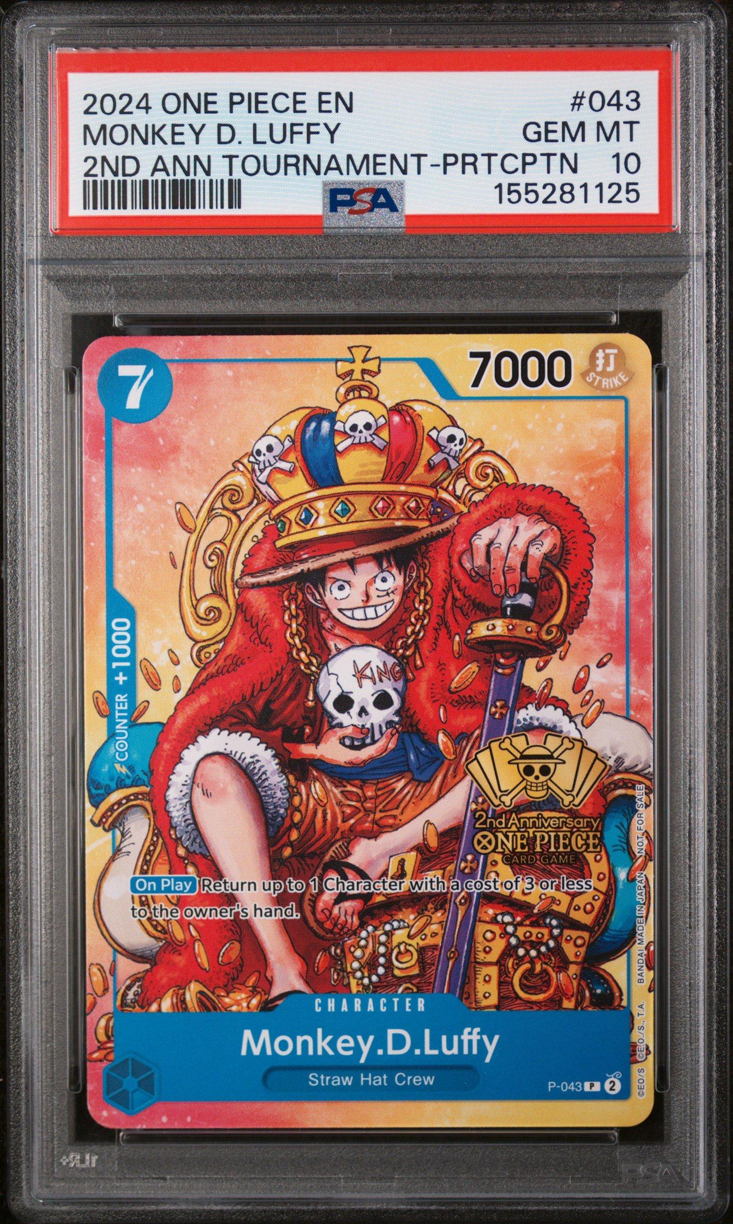 2024 One Piece Promos 043 Monkey D. Luffy 2nd Anniversary