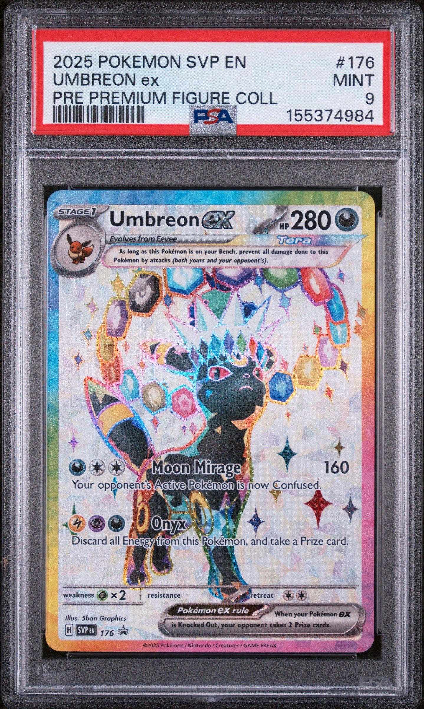 2025 Pokemon Svp En-sv Black Star Promo 176 Umbreon Ex Prismatic