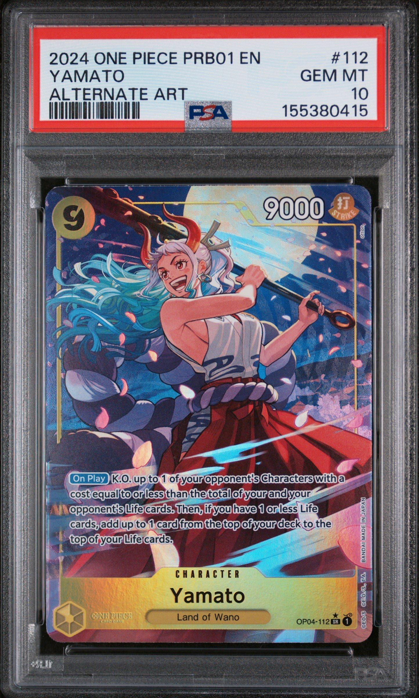 2024 One Piece Prb01-premium Booster -one Piece Card The Best- 112
