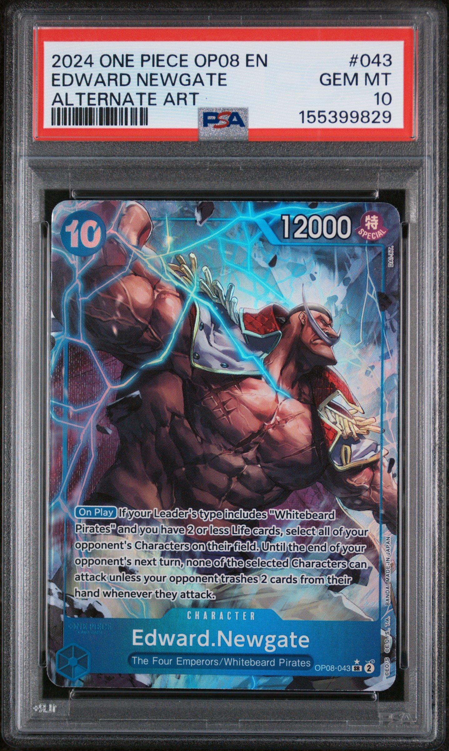 2024 One Piece Op08-two Legends 043 Edward Newgate Alternate Art