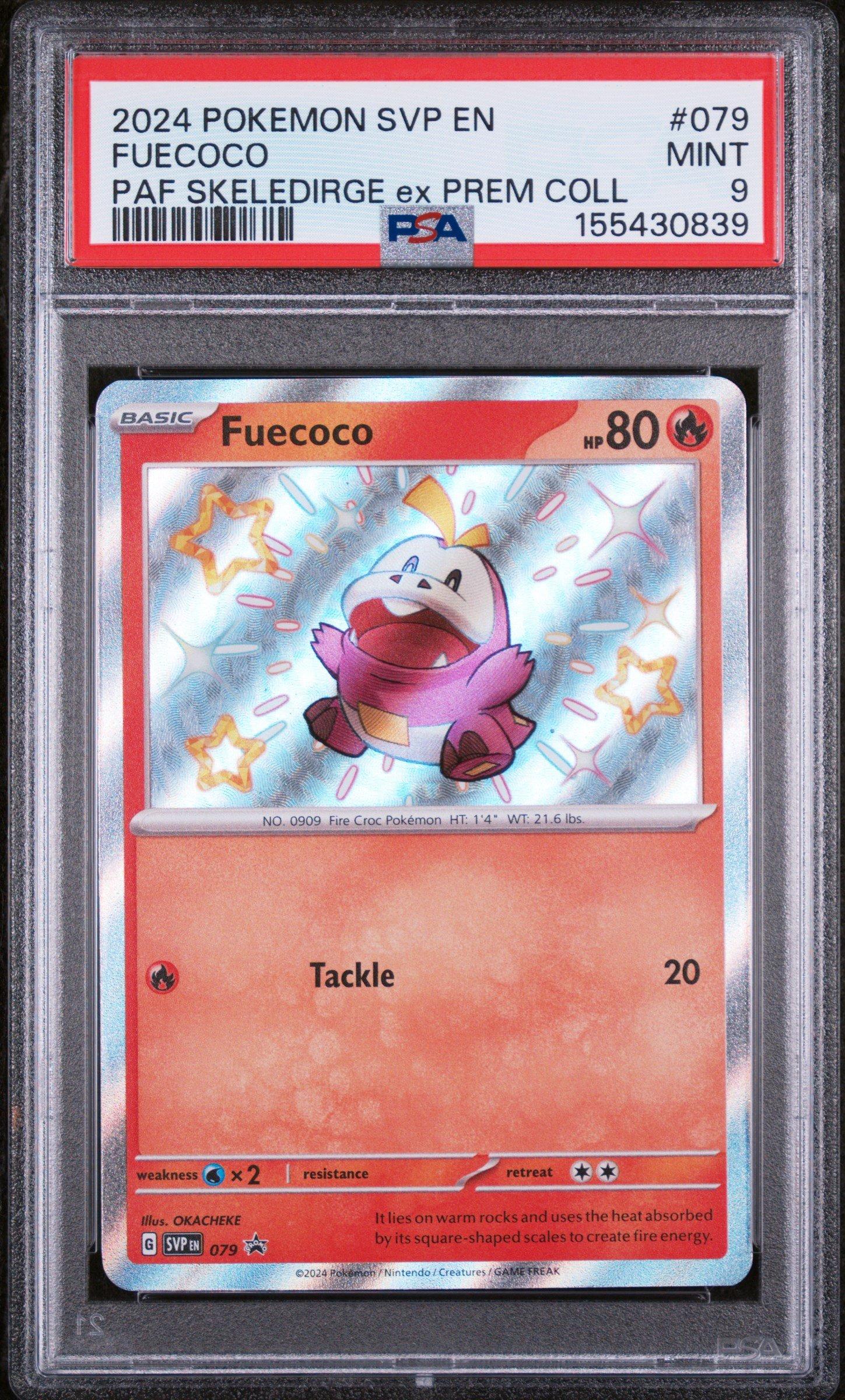 2024 Pokemon Svp En-sv Black Star Promo 079 Fuecoco Paldean Fates