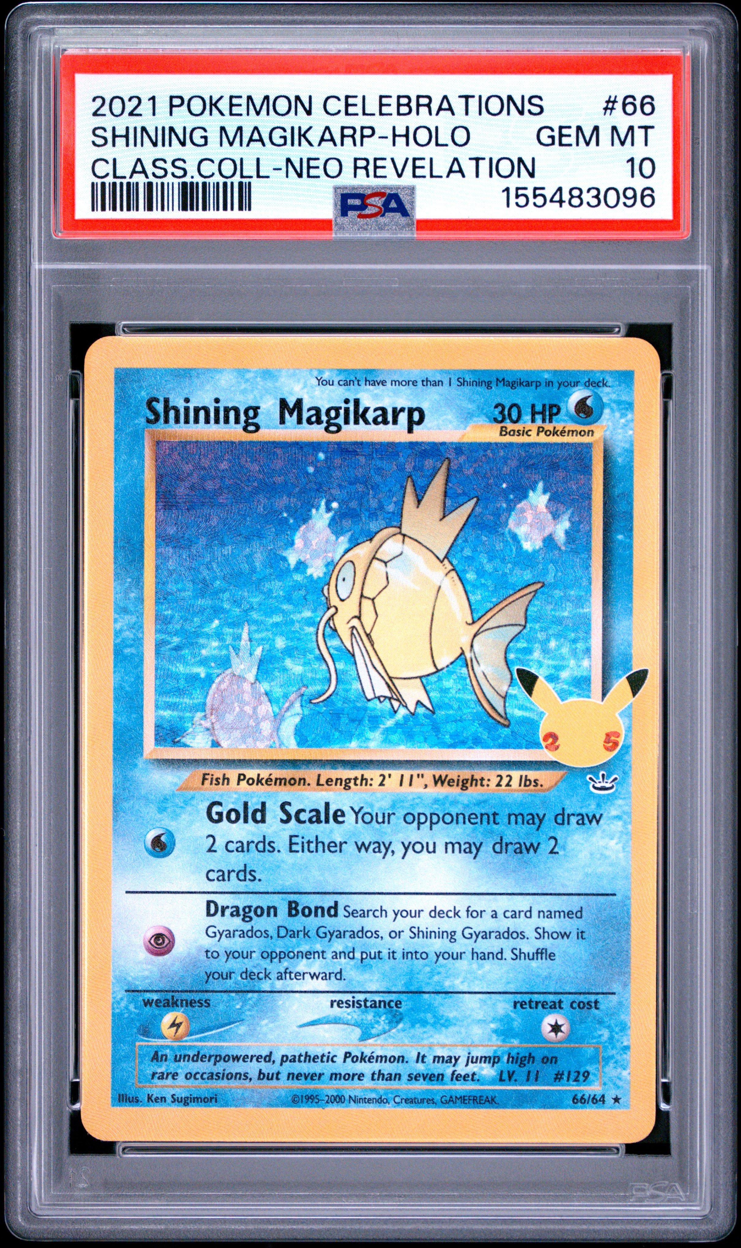 pokemon card shining magikarp Credit Card Skin favorite character Pokemon TCG POCKET - Magikarp